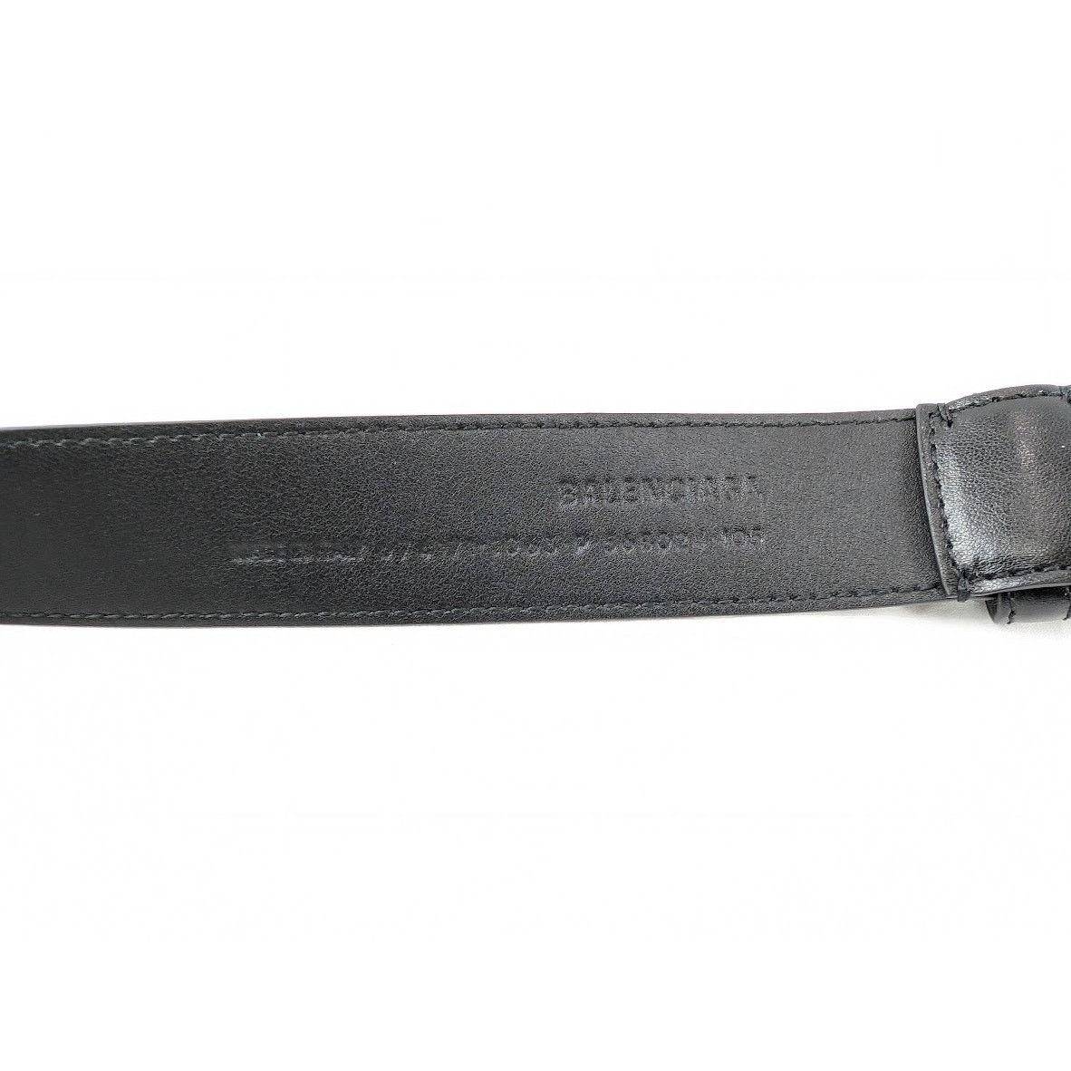 Balenciaga o1rshd1 Q:2 / Size:105 / BB Hourglass Large Belt Black/Green Size 40 - 8 Thumbnail