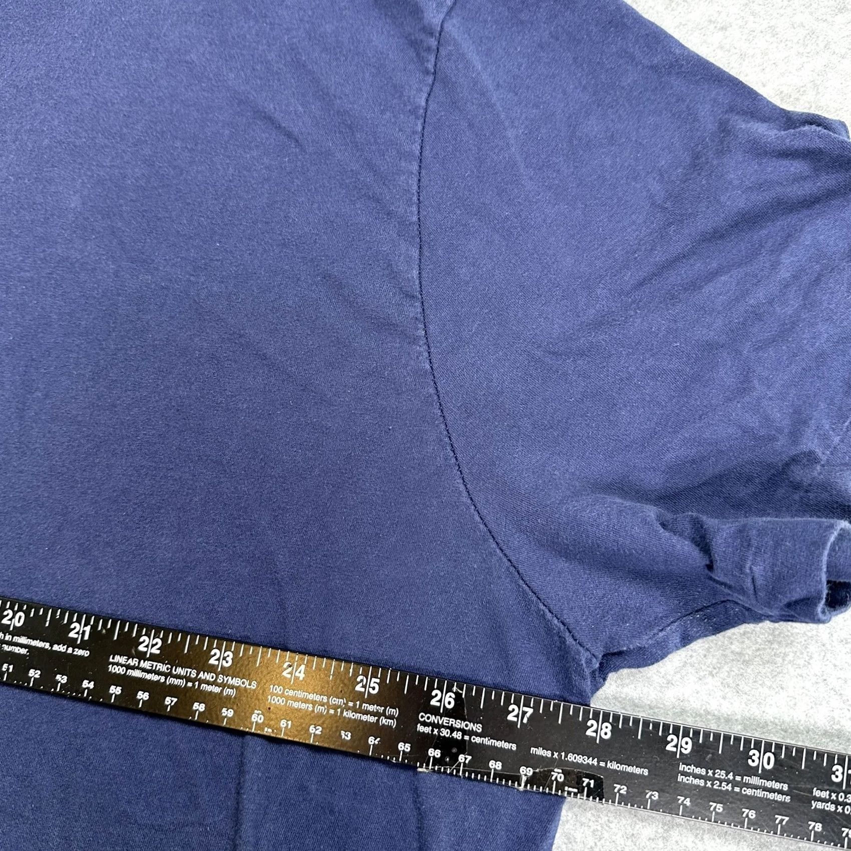 Polo Ralph Lauren VINTAGE Polo Ralph Lauren Shirt Mens 3X Big Blue USA Flag Graphic Made USA 90s Size US XXL / EU 58 / 5 - 5 Thumbnail