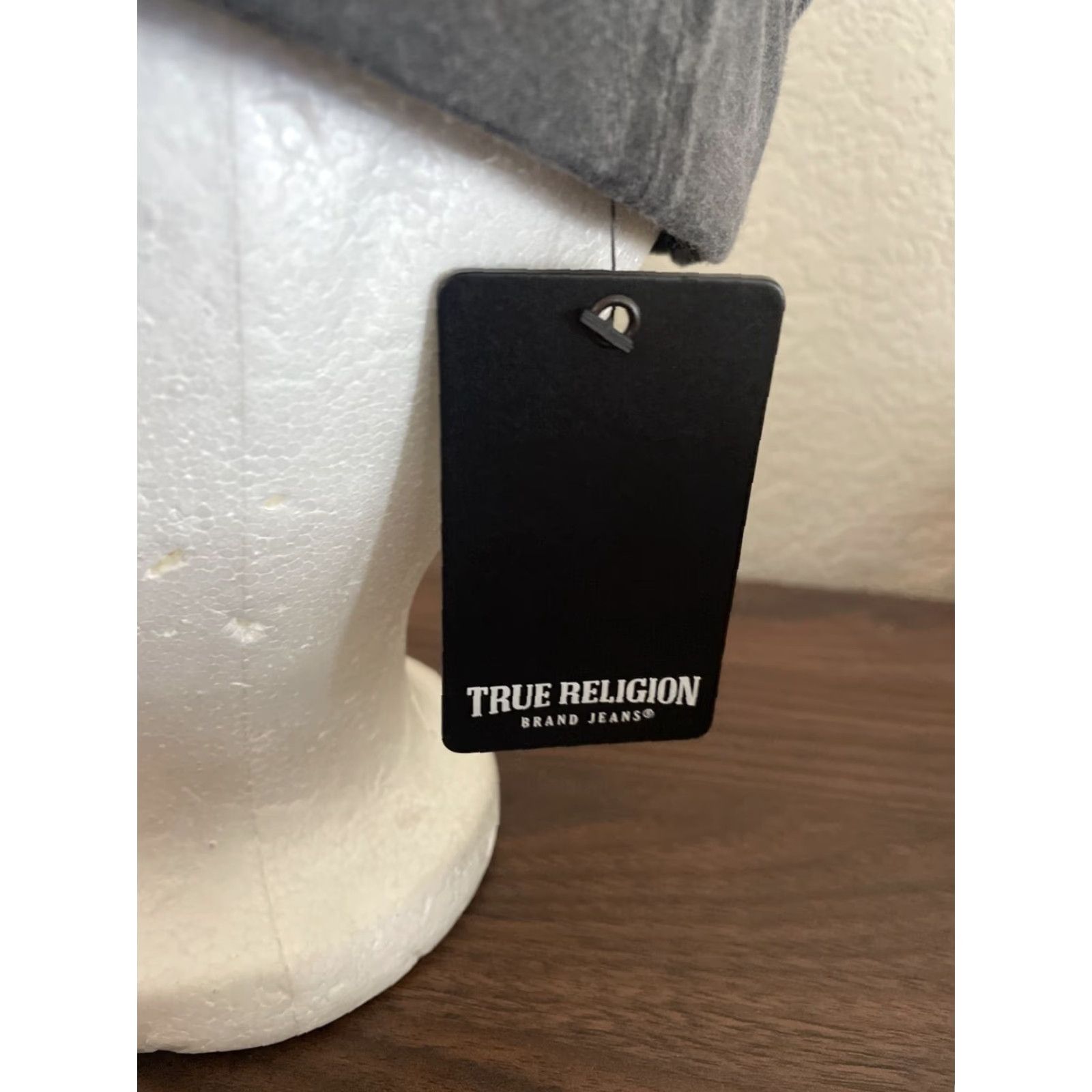Vintage True Religion Buddha Snapback Baseball Hat Cap Gray Adjustable O/S Mens Size ONE SIZE - 3 Thumbnail