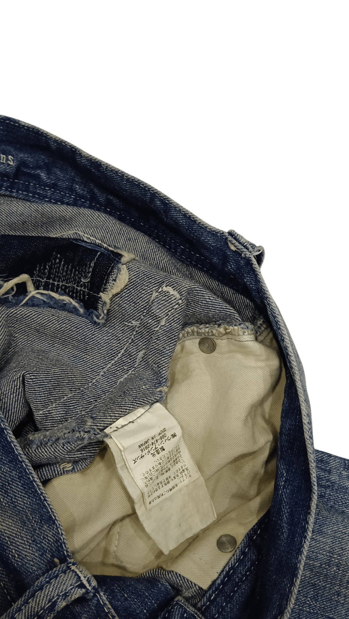 Designer DELAY UFin & Sons Distressed Flare Denim Japan (S316) W32 Size US 32 / EU 48 - 10 Thumbnail
