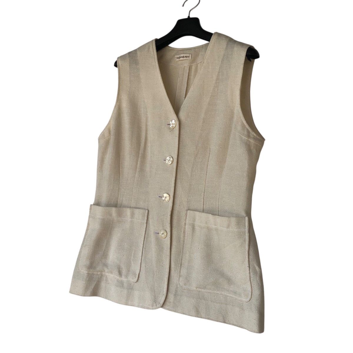 Yves Saint Laurent YSL Linen vest Size US S / EU 44-46 / 1 - 2 Thumbnail
