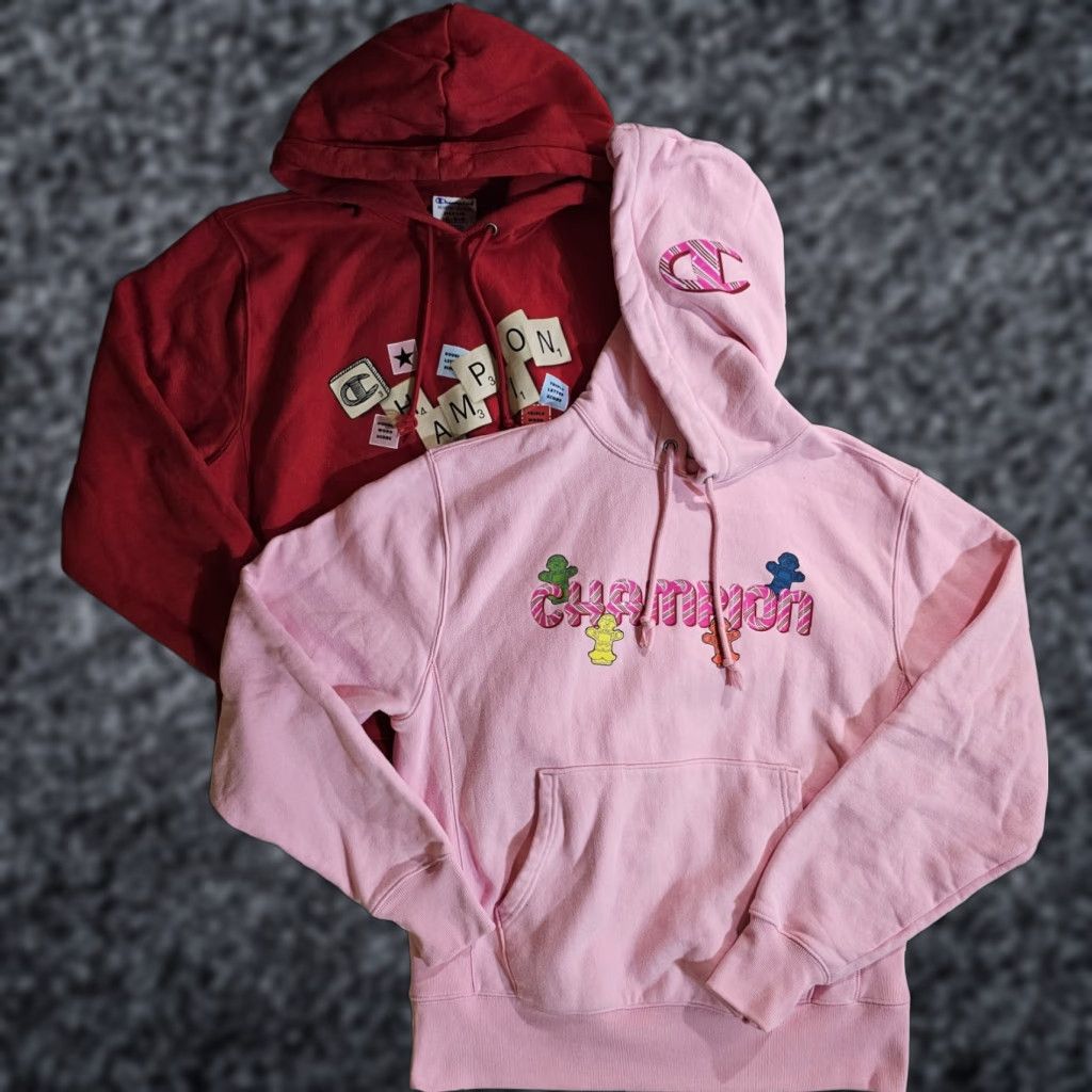 Champion Champion Reverse Weave Hooded Sweatshirt Candyland & Scrabble Hasbro Game Sz M Size US M / EU 48-50 / 2 - 1 Thumbnail