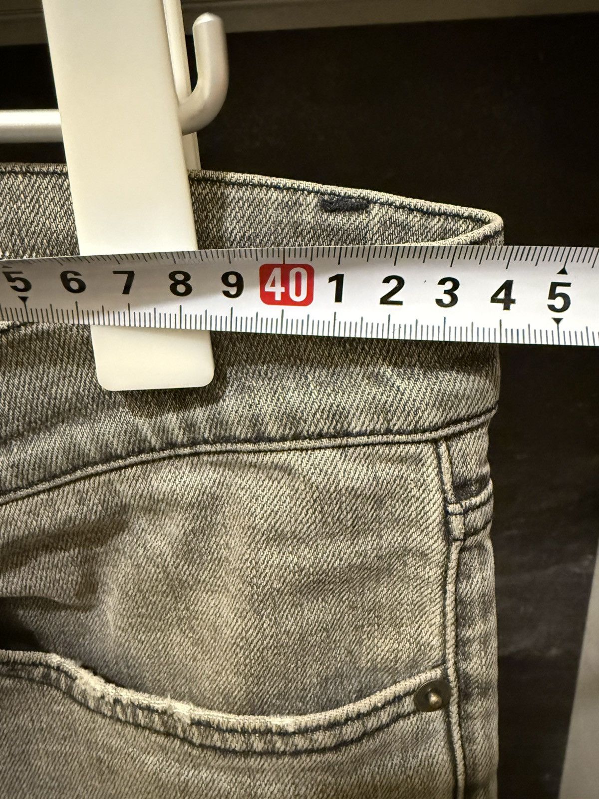 Saint Laurent Paris Saint Laurent 2015 D02 32 Gray Hedi Jeans Size US 32 / EU 48 - 4 Thumbnail