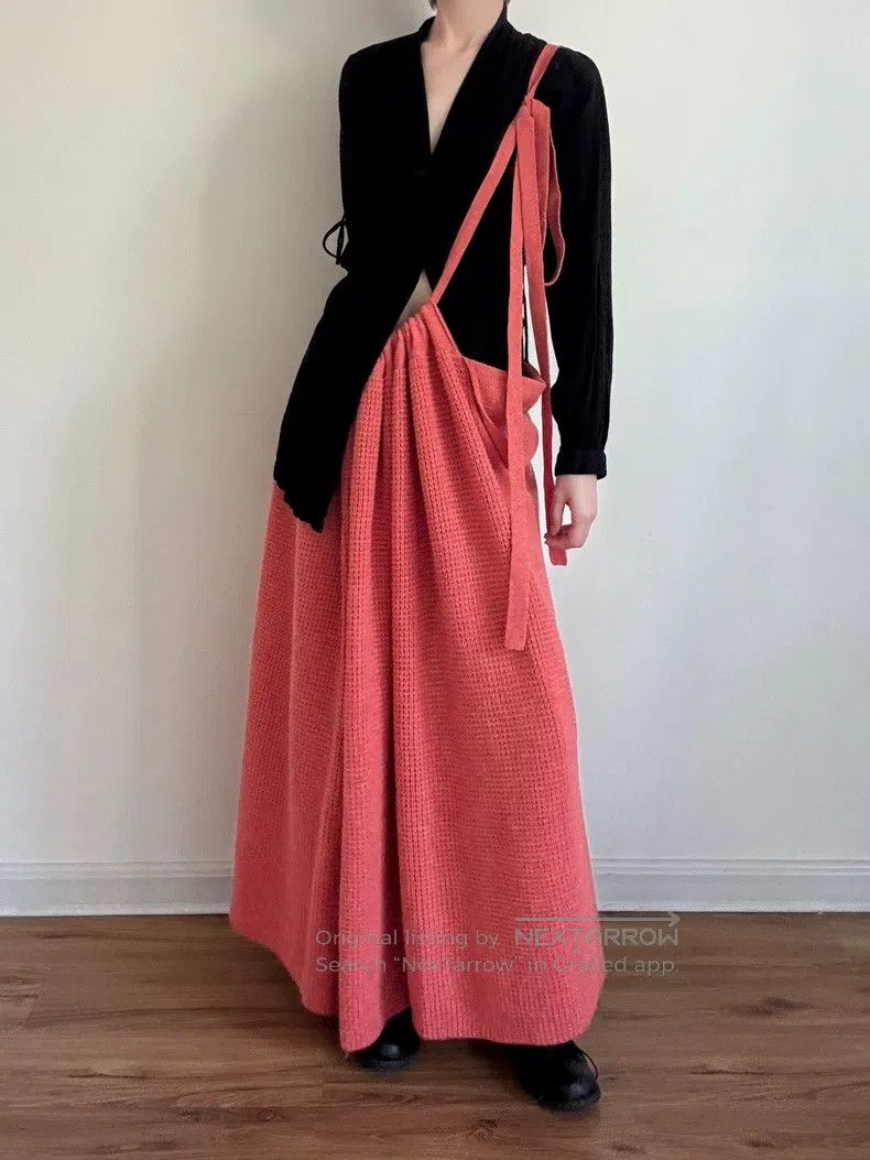 Yohji Yamamoto Yohji Yamamoto size 3 Suspender skirt Size 25" / US 0 / IT 36 - 1 Thumbnail