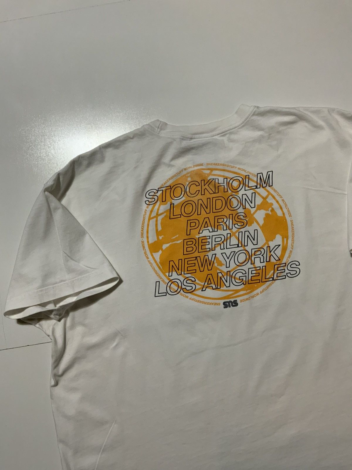 Adidas × Sneakersnstuff Adidas X SNS Sneakernstuff Worldwide World Tour T-Shirt Size US XXL / EU 58 / 5 - 8 Thumbnail