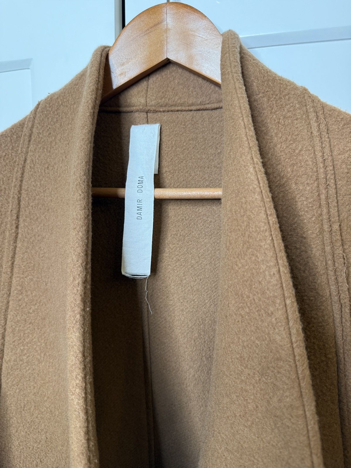 Damir Doma Camel wool wrap kimono coat Size US S / EU 44-46 / 1 - 2 Thumbnail