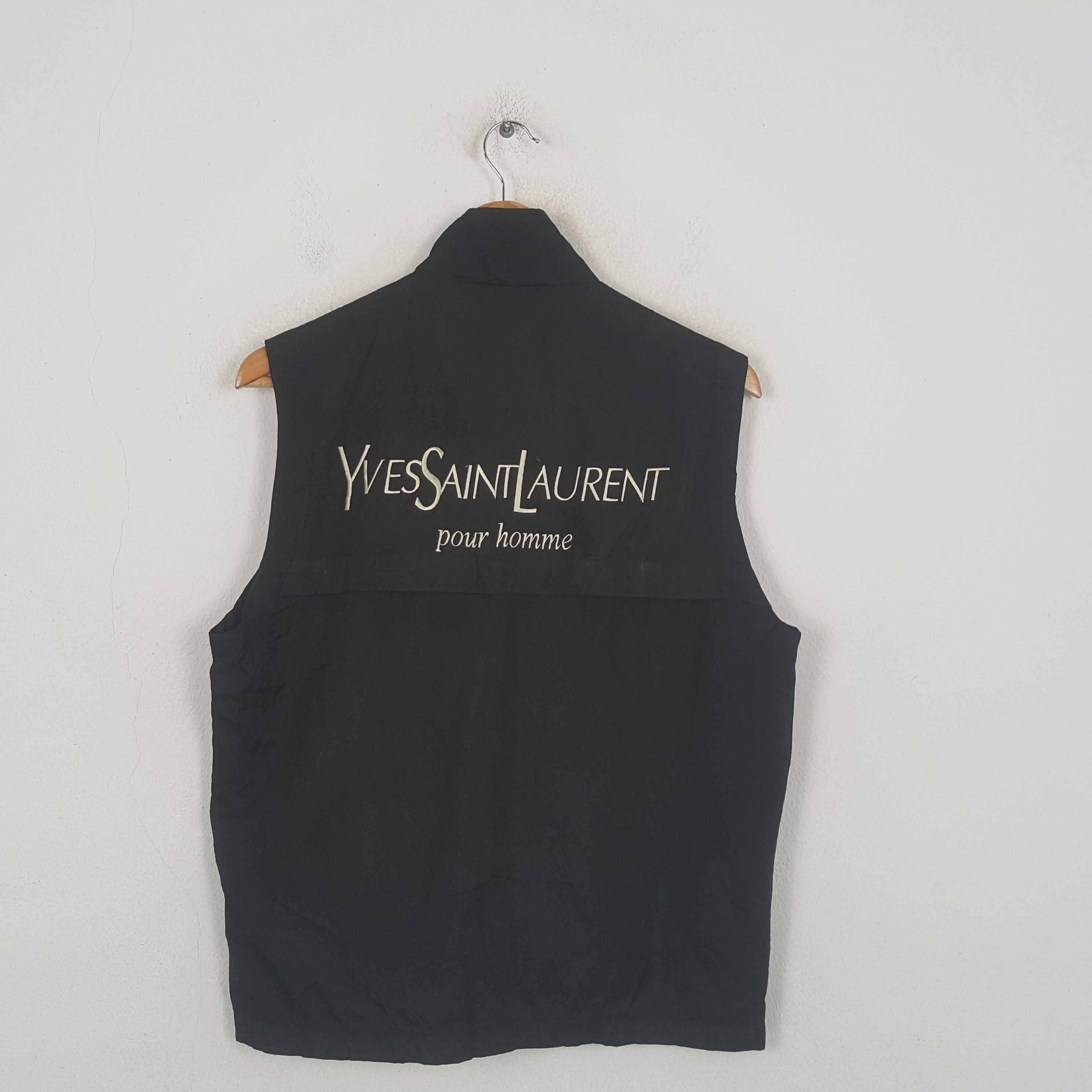 Vintage Yves Saint Laurent Luxury Fashion Brand Vest C294N35