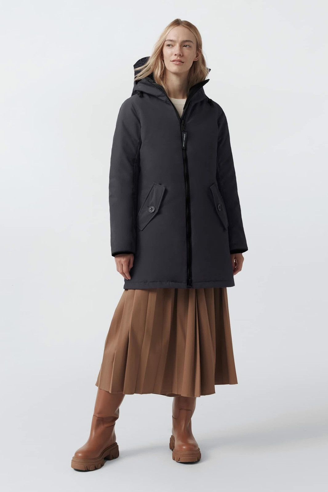 Canada Goose Canada Goose Navy Rosemont Fur Parka Size S / US 4 / IT 40 - 5 Thumbnail