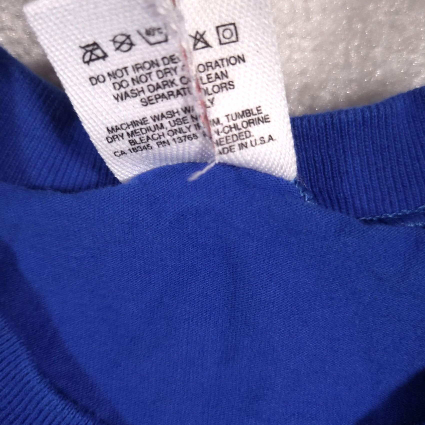 Wilson Wilson Shirt Mens M Blue Crewneck 100% Cotton Made In USA Casual Tee Size US M / EU 48-50 / 2 - 4 Thumbnail