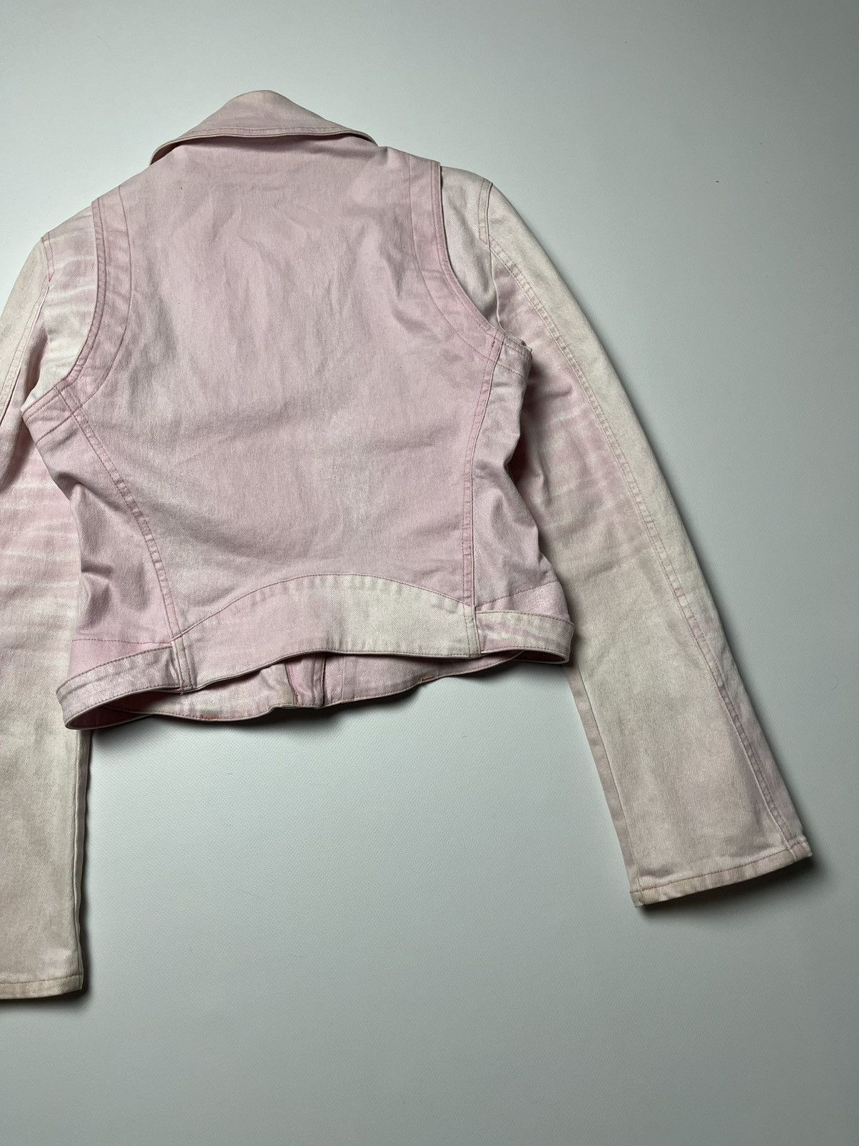 Just Cavalli Vintage Just Cavalli Pink Moto Jacket Size S / US 4 / IT 40 - 9 Thumbnail