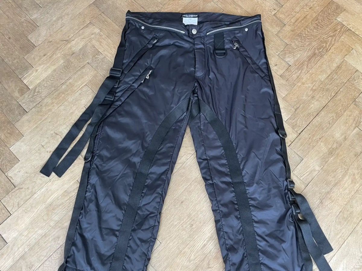 Dolce & Gabbana Dolce & Gabbana 2003 Parachute Bondage Jacket Pants Overall Size US 34 / EU 50 - 4 Thumbnail