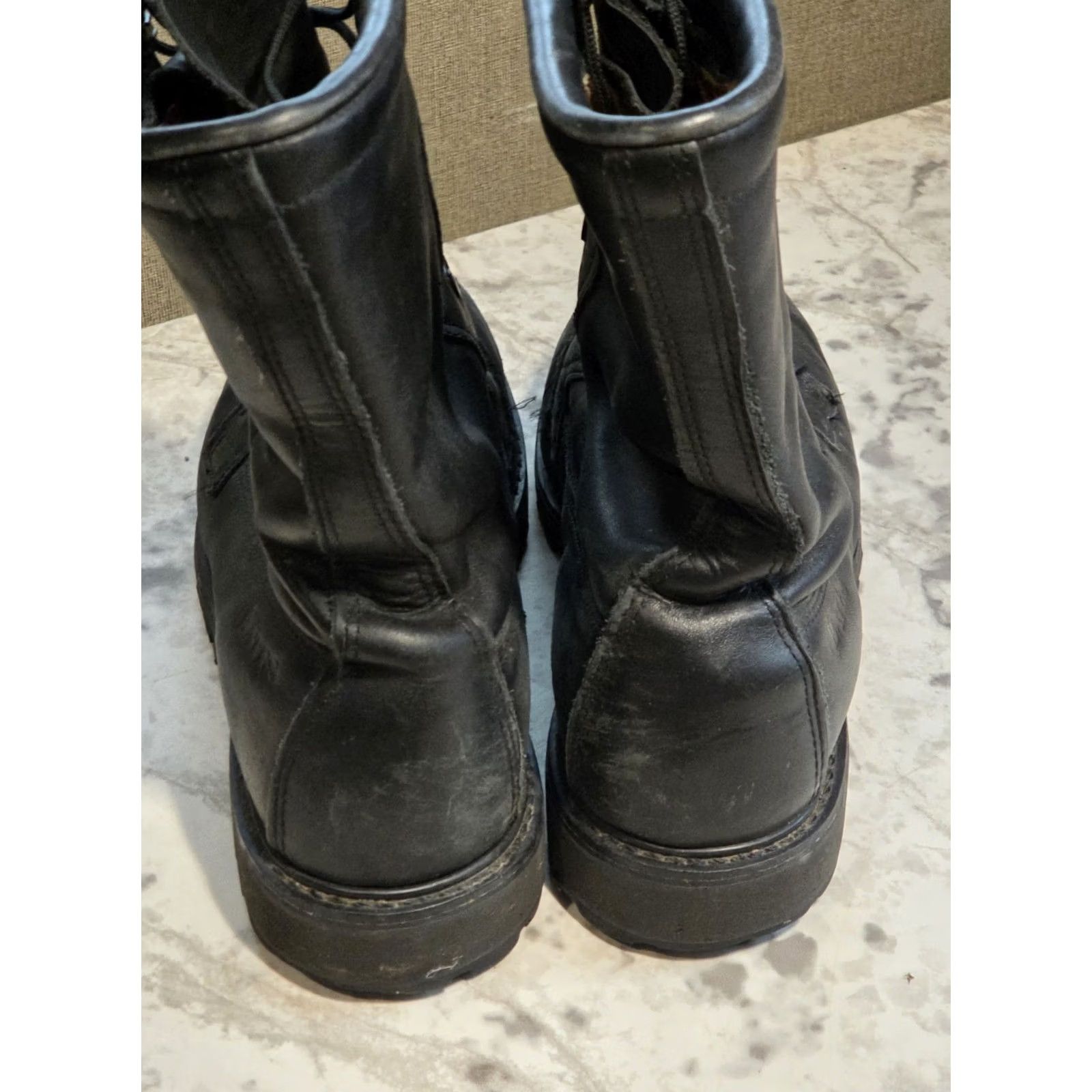Vintage Bates Men's Black Combat Boots Size 9 W Gore-Tex Vibram Tactical Lace Up Leather Military Size US 9 / EU 42 - 7 Thumbnail