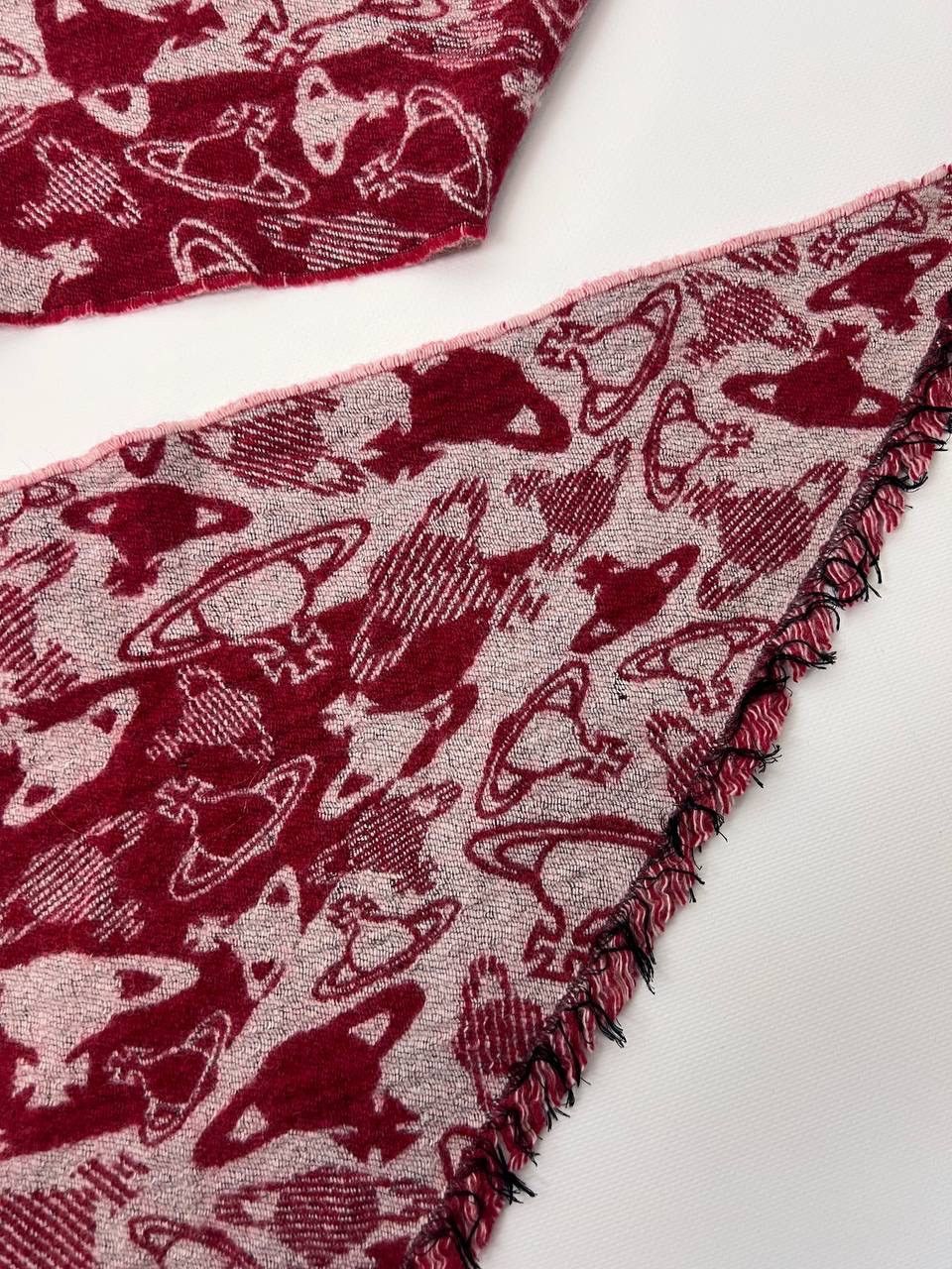 Vivienne Westwood Vivienne Westwood monogram wool scarf Size ONE SIZE - 5 Thumbnail