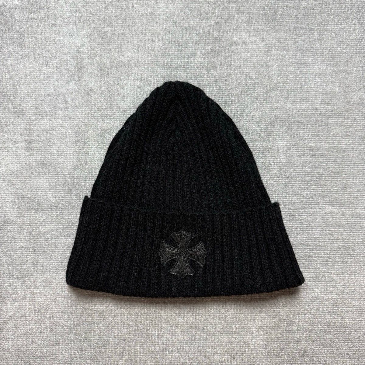 Chrome Hearts Chrome Hearts Cross Patch Cashmere Beanie Size ONE SIZE - 1 Thumbnail
