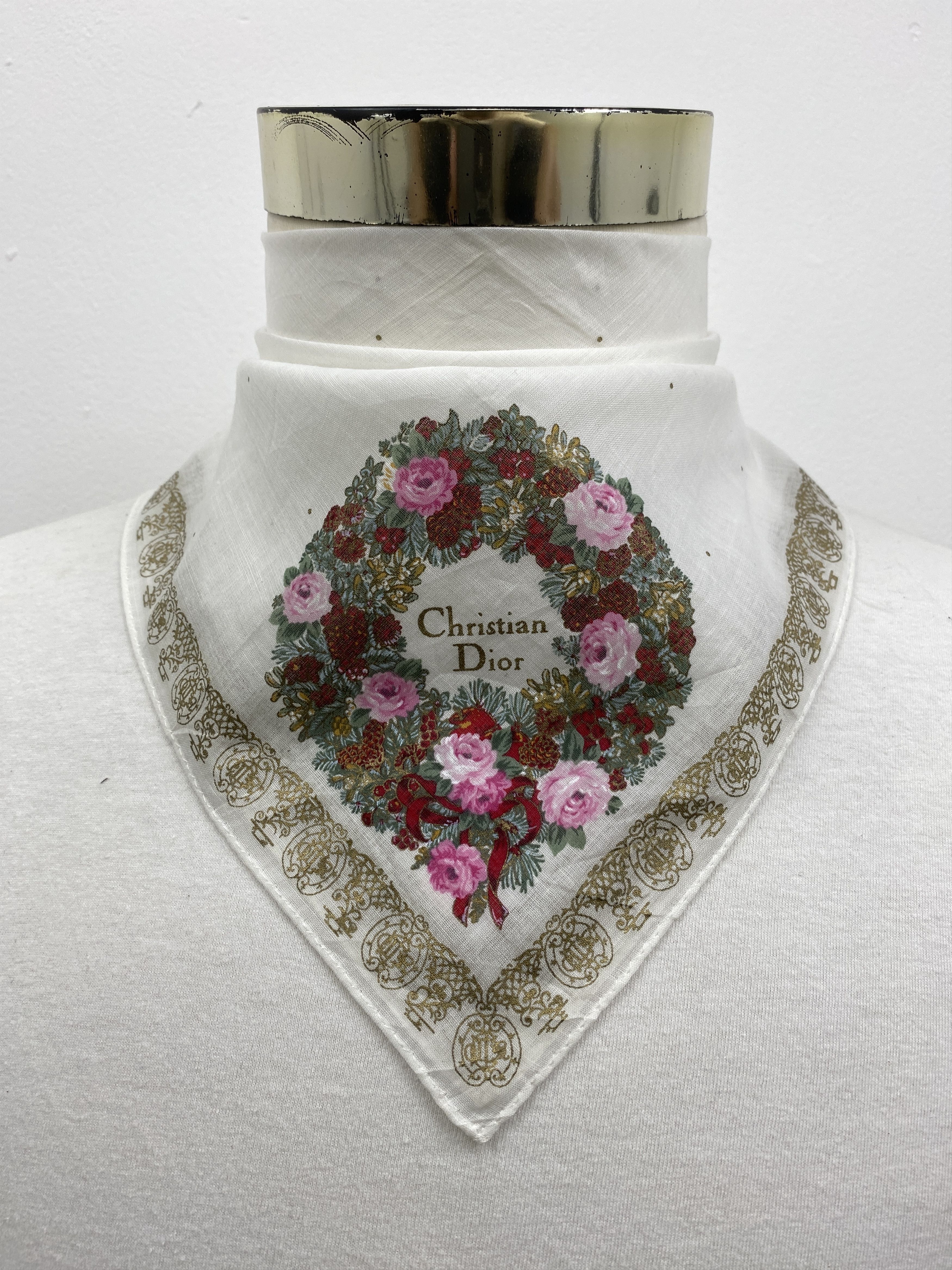 Christian Dior Monsieur Christian Dior Handkerchief / Bandana / Neckerchief HKC0414 Size ONE SIZE - 1 Thumbnail