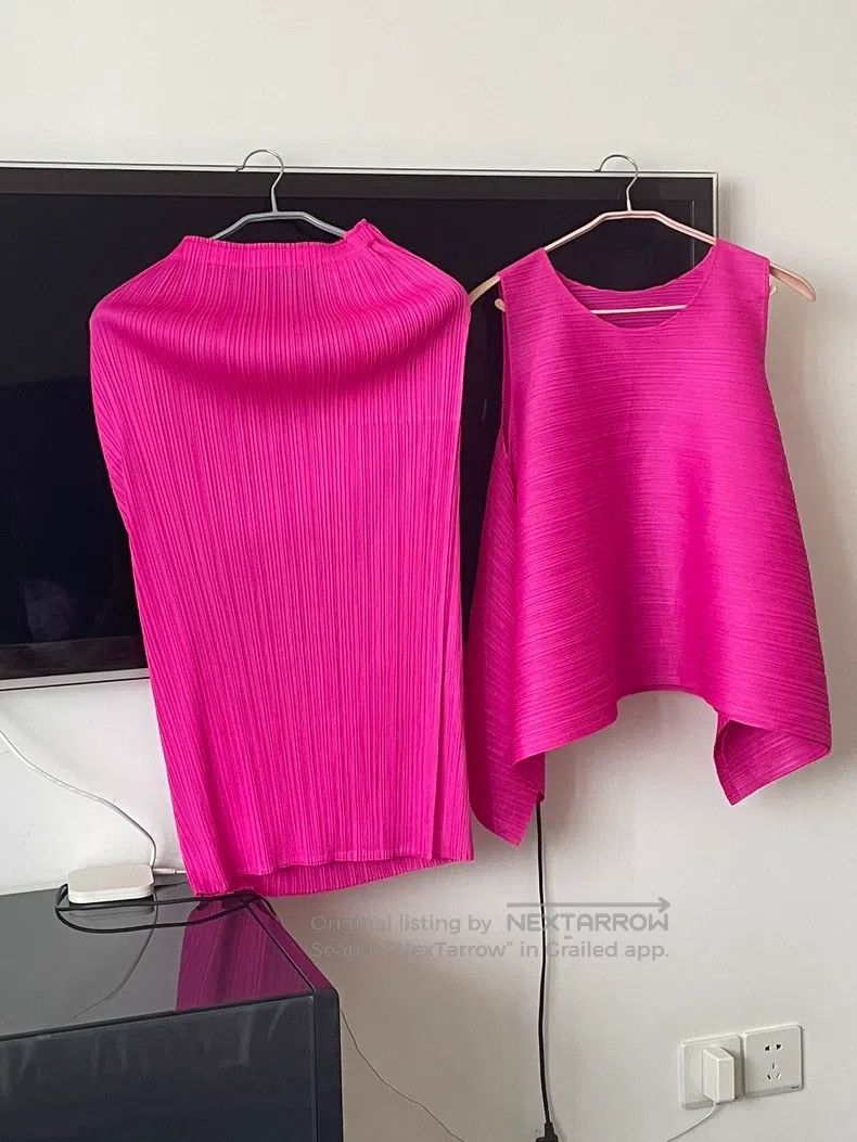 Issey Miyake Issey Miyake Pink skirt Size 25" / US 0 / IT 36 - 5 Thumbnail
