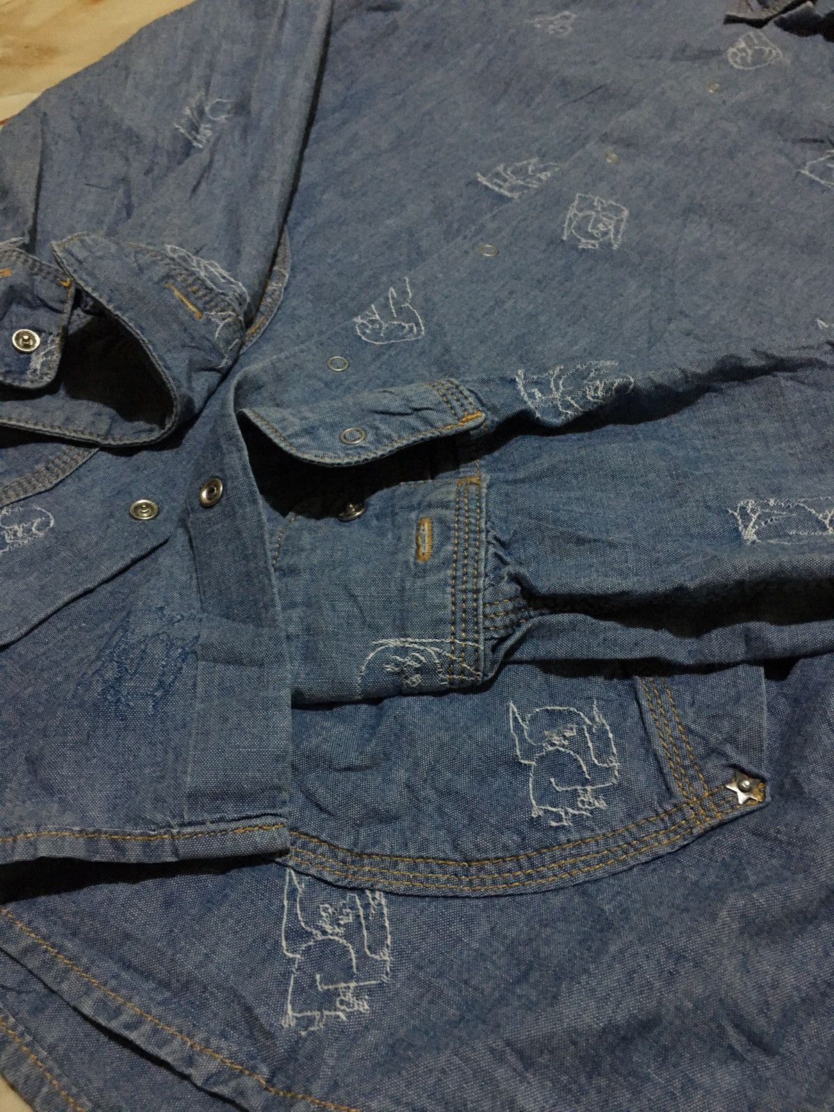 Frapbois Issey miyake frapbois double pocket shirt Size US M / EU 48-50 / 2 - 4 Thumbnail