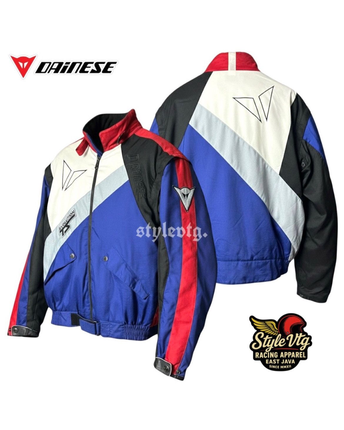 Dainese Dainese italy 90s Vintage Racing Jacket Size US L / EU 52-54 / 3 - 1 Thumbnail