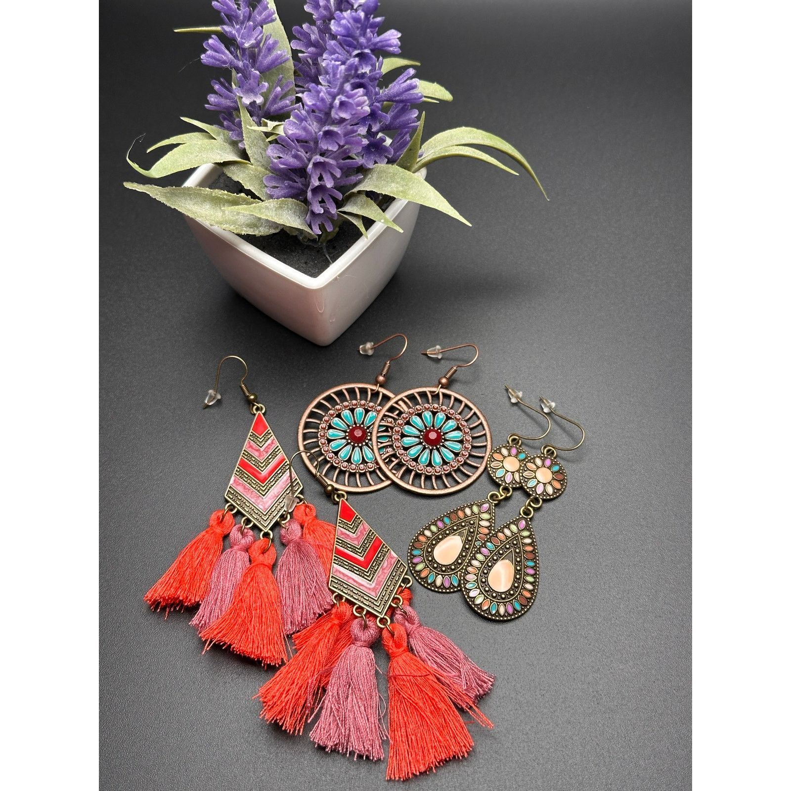 Jewelry Boho Cute Dangle Earrings Size ONE SIZE - 1 Thumbnail