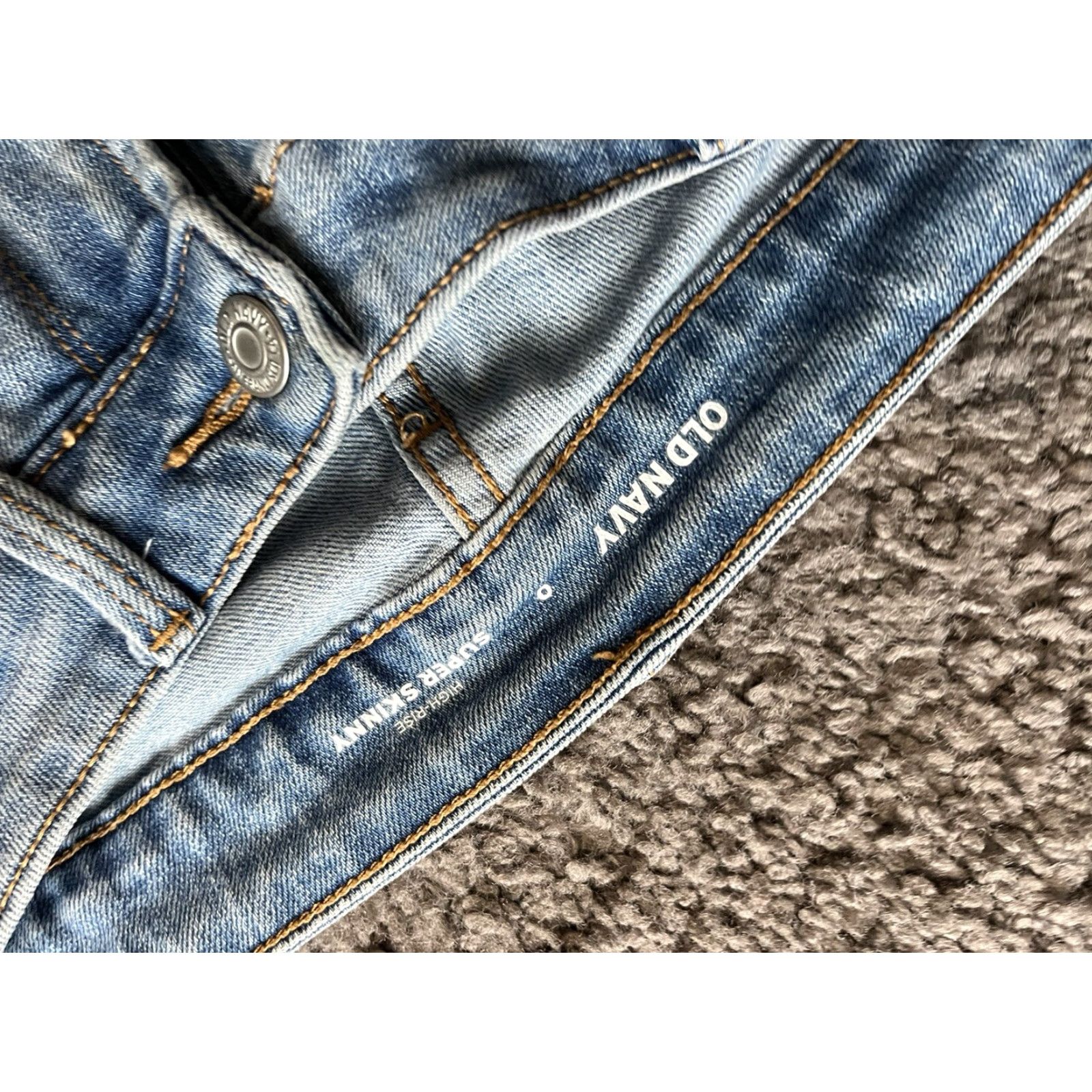 Old Navy VINTAGE Old Navy Womens Super Skinny High Rise Ankle Jeans Womens Blue 0 Size 25" / US 0 / IT 36 - 5 Thumbnail