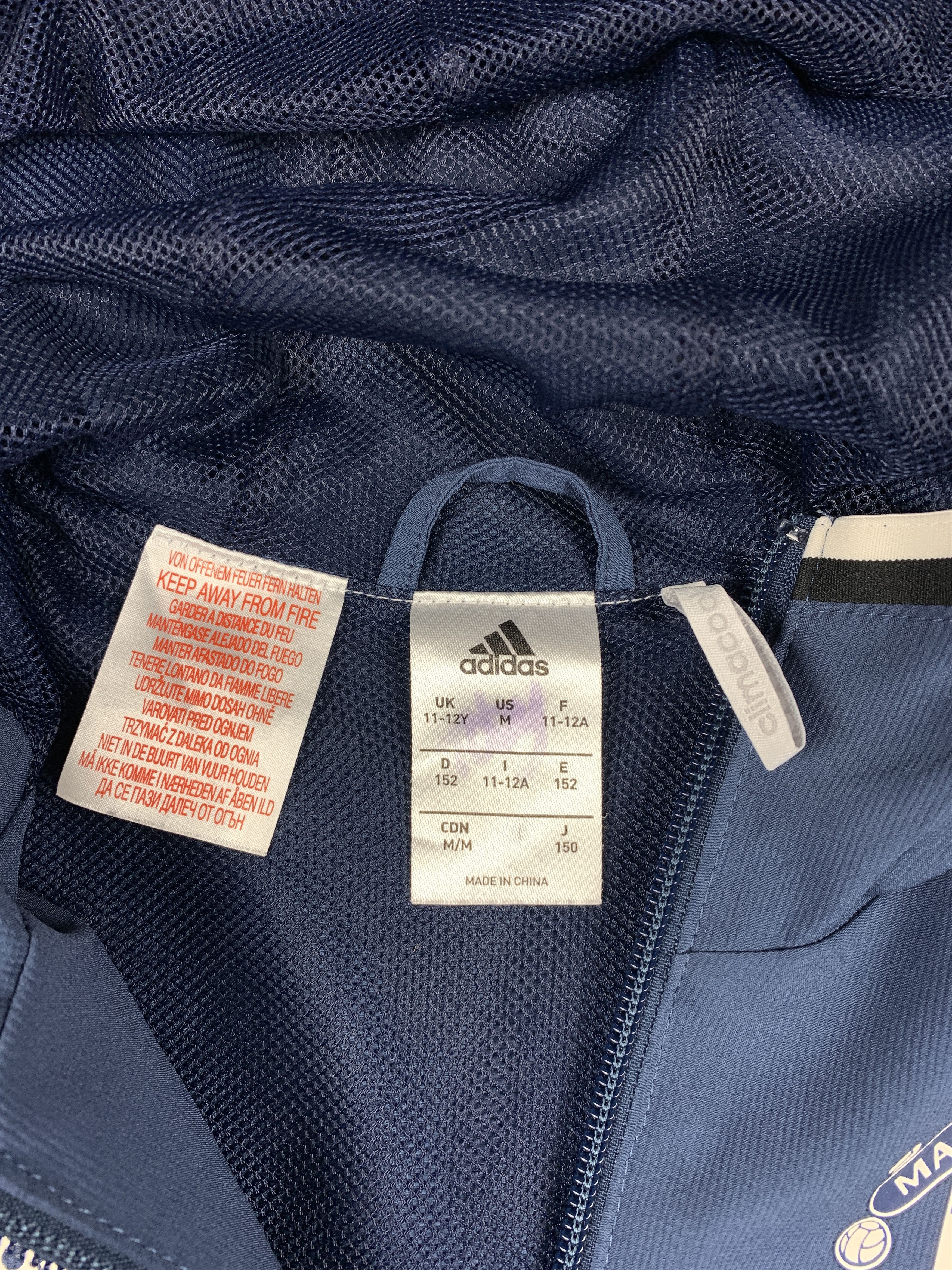 Adidas 2016 Adidas Manchester United Training Hoodie Jacket Youth Size US XXS / EU 40 - 8 Thumbnail