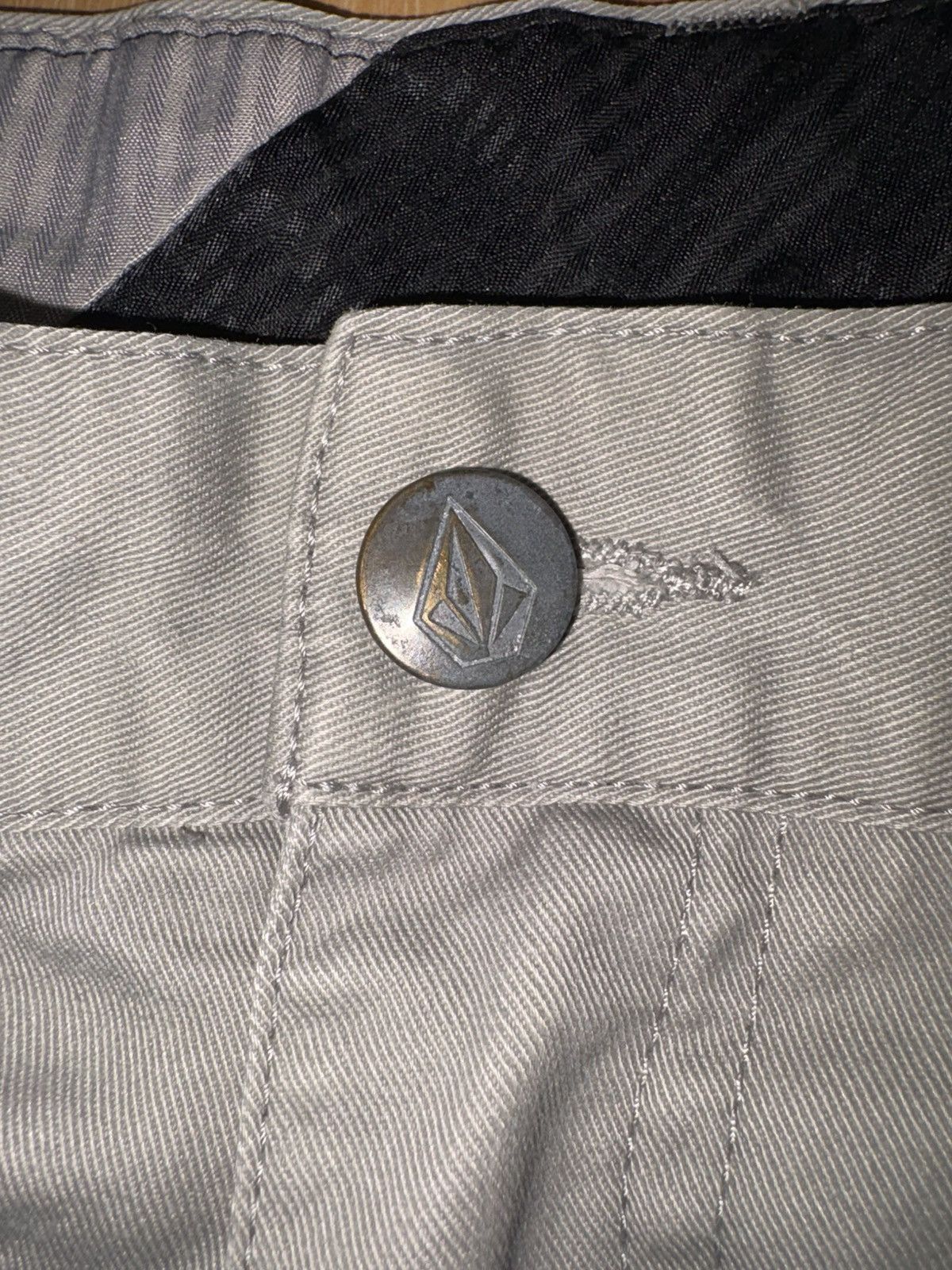 Volcom Volcom Stone Chino Shorts Gray Regular Fit Skate Gorpcore Size US 38 / EU 54 - 6 Thumbnail