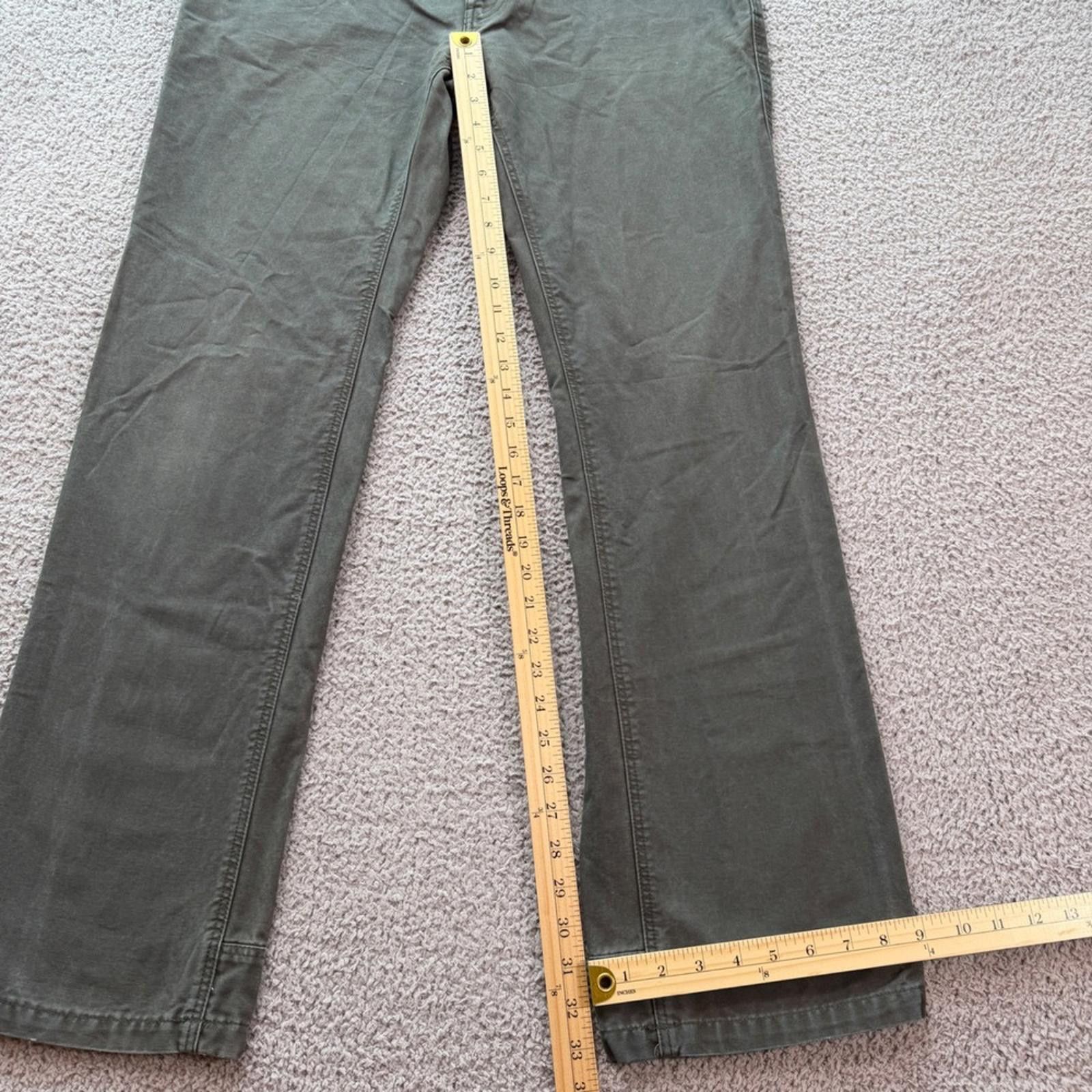 Eddie Bauer Eddie Bauer Canvas Workwear Pants 36x34 Straight Fit Size US 36 / EU 52 - 4 Thumbnail