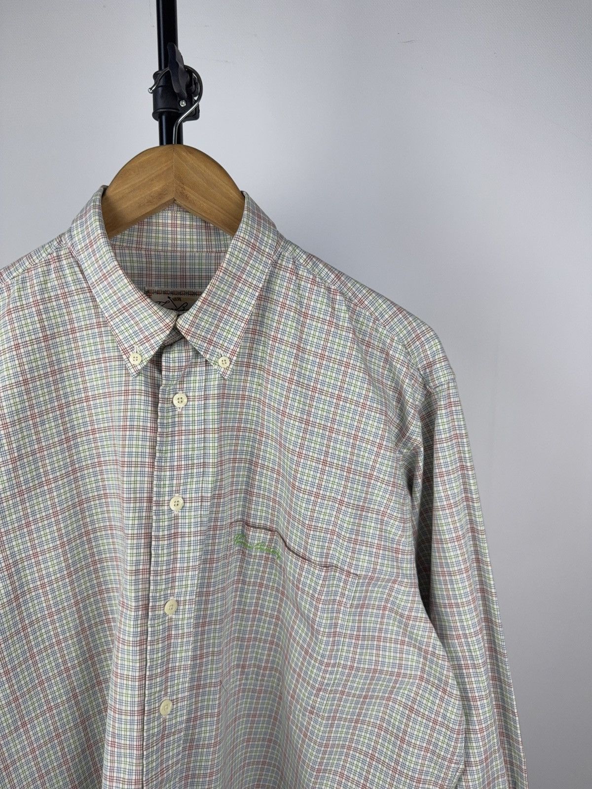 Burberry Thomas Burberry Vintage 90s Check Button-Down Shirt L-XL Size US L / EU 52-54 / 3 - 2 Thumbnail