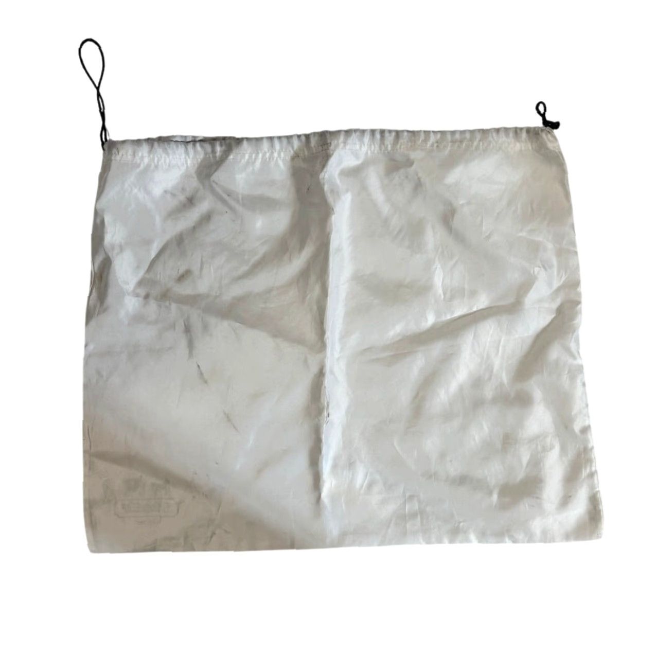 Coach VINTAGE Coach Satin Dust Cover Bag Drawstring 23”×18” Storage White Satin Dust Cover Bag Storage Womens Size ONE SIZE - 2 Thumbnail