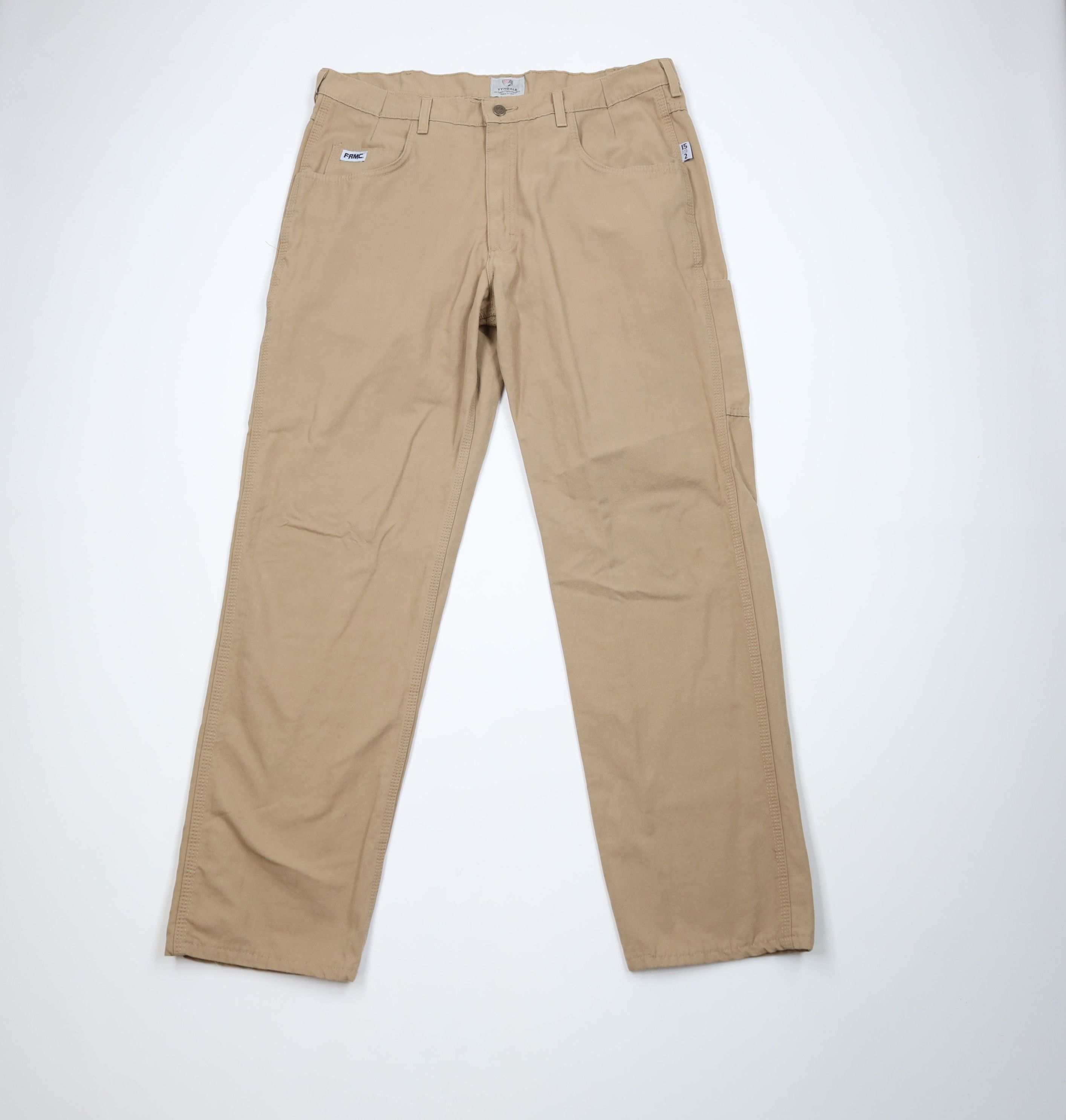 Vintage Tyndale FR Fire Flame Resistant Wide Leg Dungaree Pants USA Size US 38 / EU 54 - 1 Thumbnail