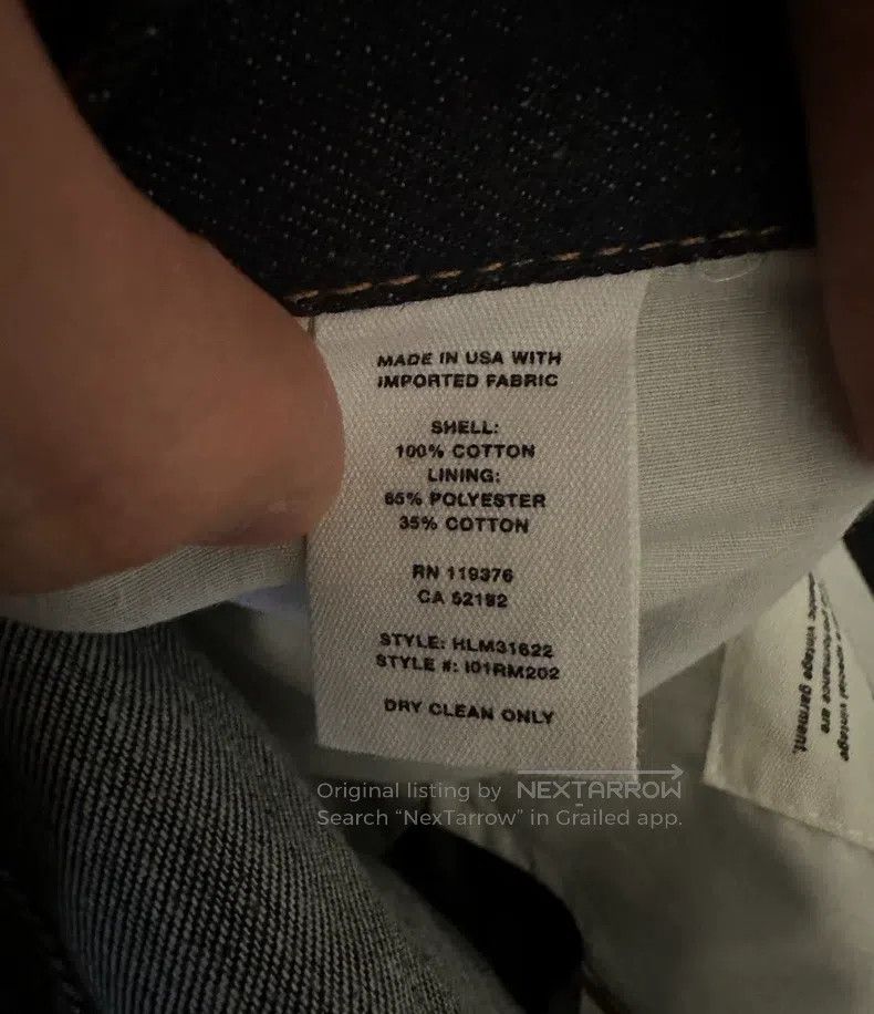 Helmut Lang HELMUT LANG Turn Up Men’s jeans Size US 29 - 5 Thumbnail