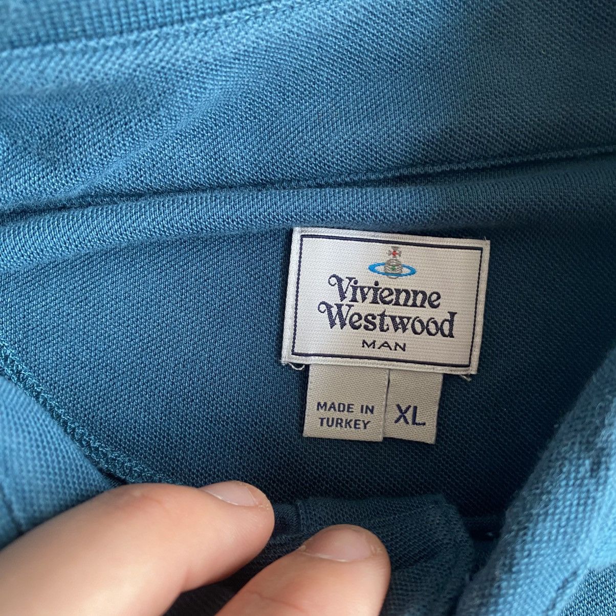 Vivienne Westwood Vivienne Westwood Polo T-Shirt Orb Logo Luxury Size US XL / EU 56 / 4 - 6 Thumbnail