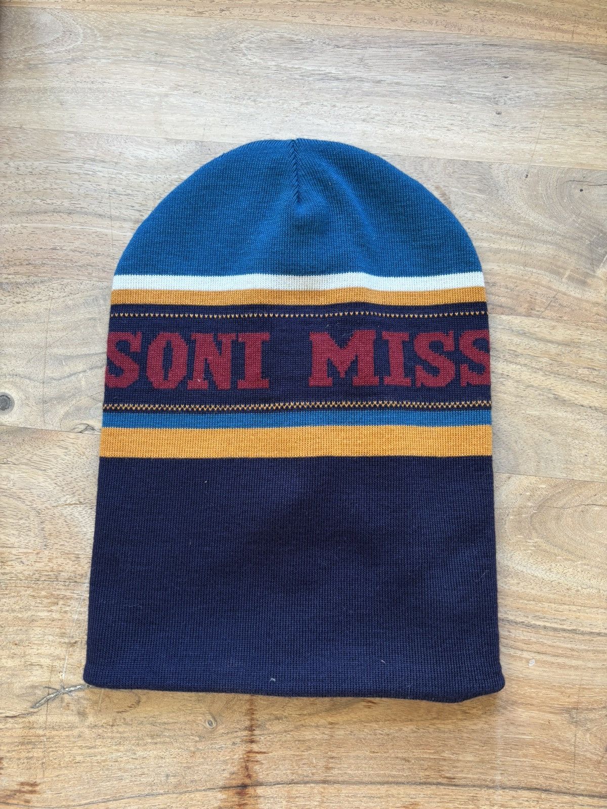 Missoni Missoni Logo Wool Blend Beanie Size ONE SIZE - 2 Thumbnail