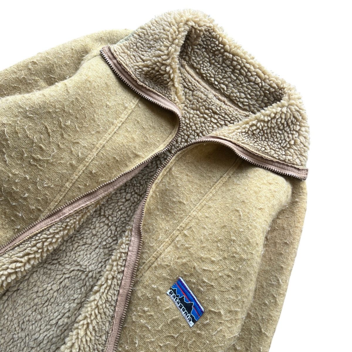Patagonia 💥 SUPER RARE 70s VINTAGE PATAGONIA PILE JACKET CROWN ZIPPER Size US M / EU 48-50 / 2 - 9 Thumbnail