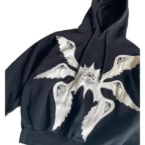 Japanese Brand Sayaka x Ezaki Vintage Goth Style Hoodie Size US XL / EU 56 / 4 - 8 Thumbnail