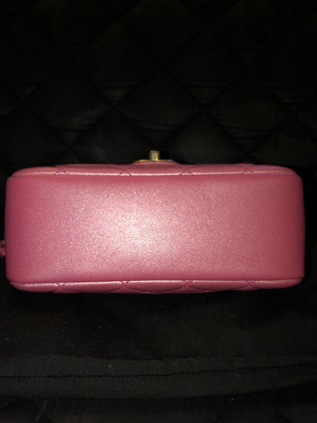 Chanel Chanel Flap Bag Crossbody with Faux Pearl Chain Detail Size ONE SIZE - 8 Thumbnail