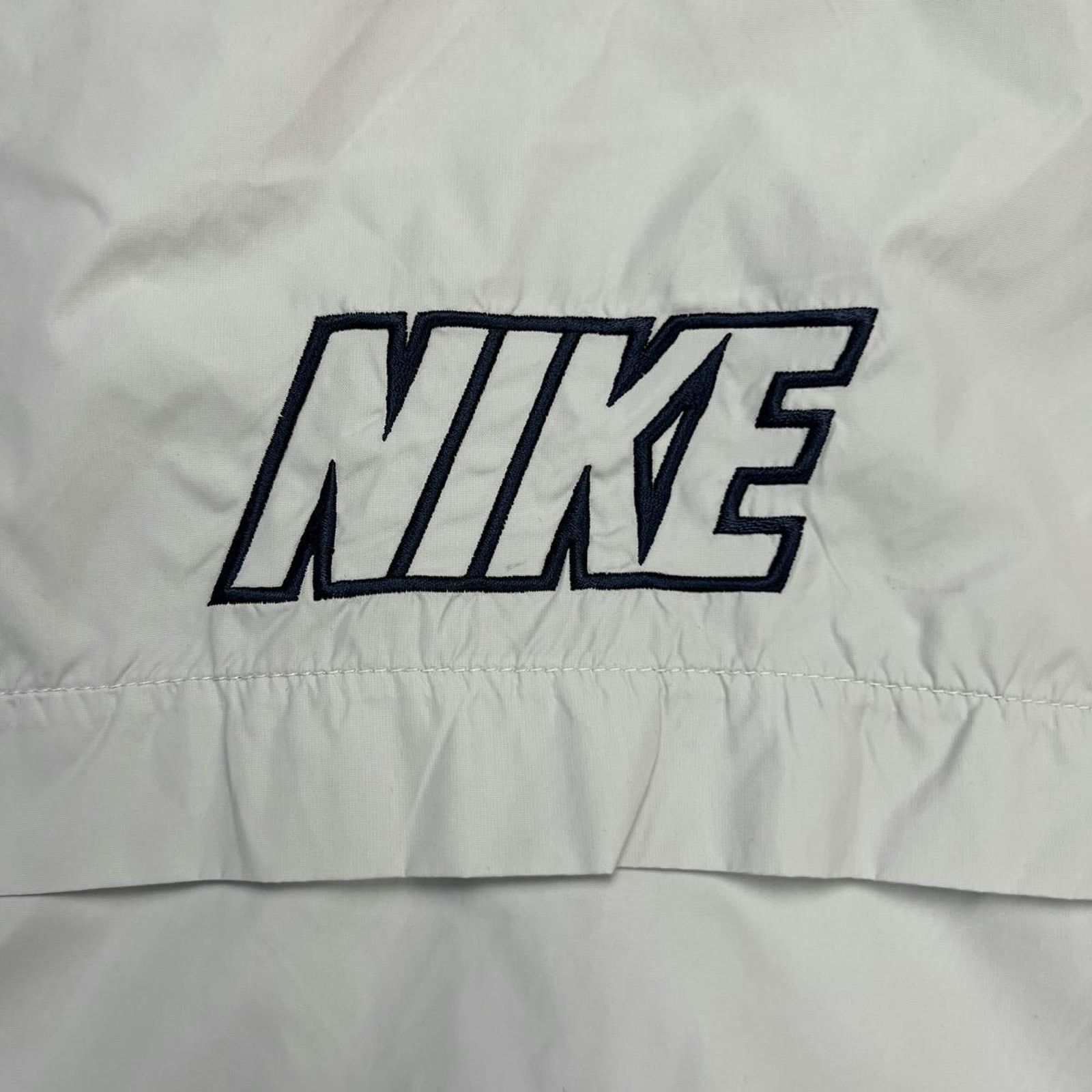 Nike × Vintage Nike Sportswear Jacket XL Swoosh Spell Out Zip Windbreaker Size US XL / EU 56 / 4 - 5 Thumbnail