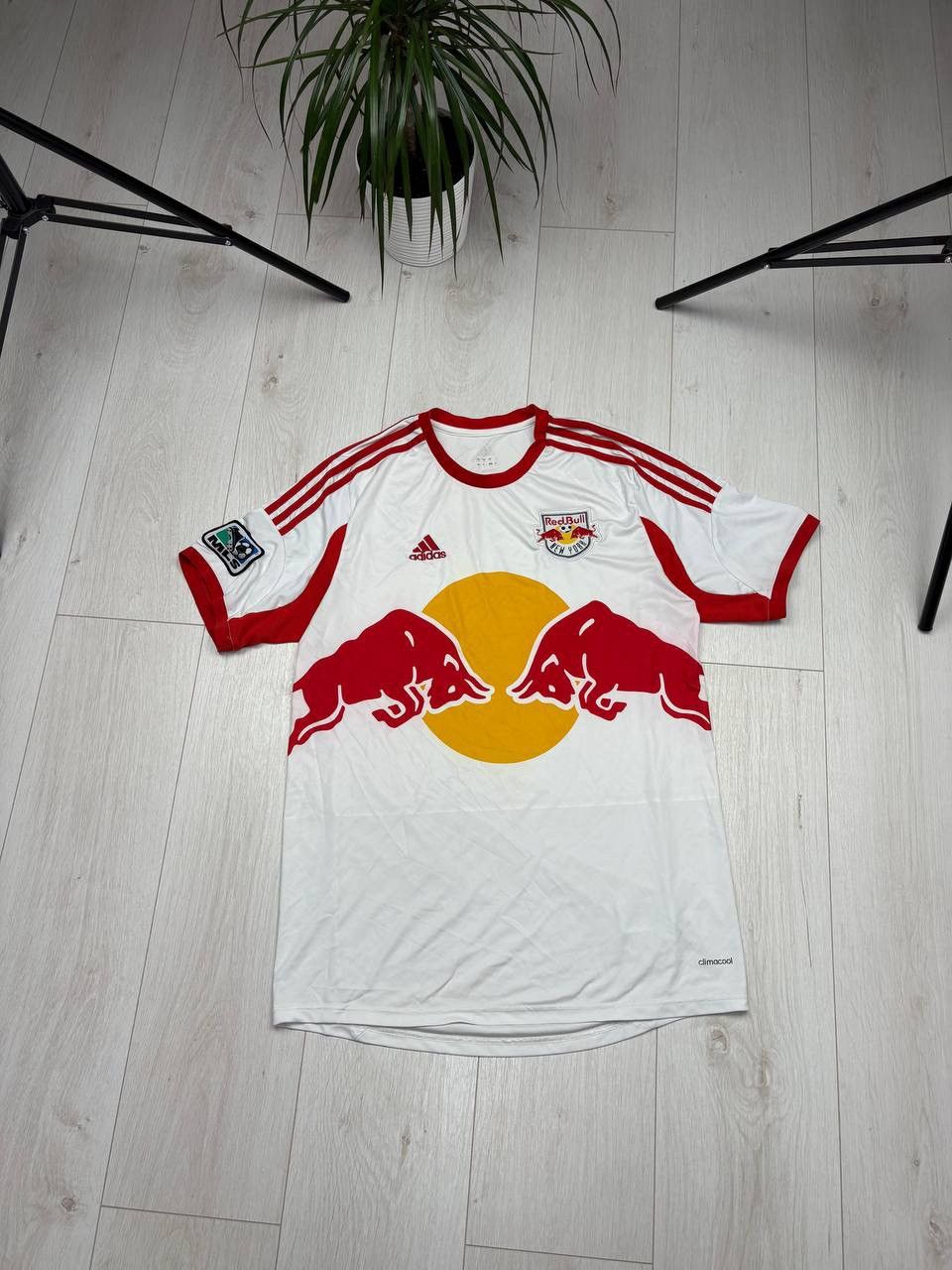 Adidas Adidas New York Red Bulls MLS Innaugural Home Jersey 2013/14 Size US XL / EU 56 / 4 - 1 Thumbnail