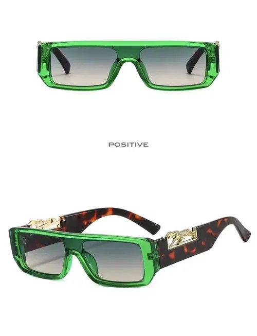 Electric Visual Green Frame Leopard Sunglasess Size ONE SIZE - 4 Thumbnail