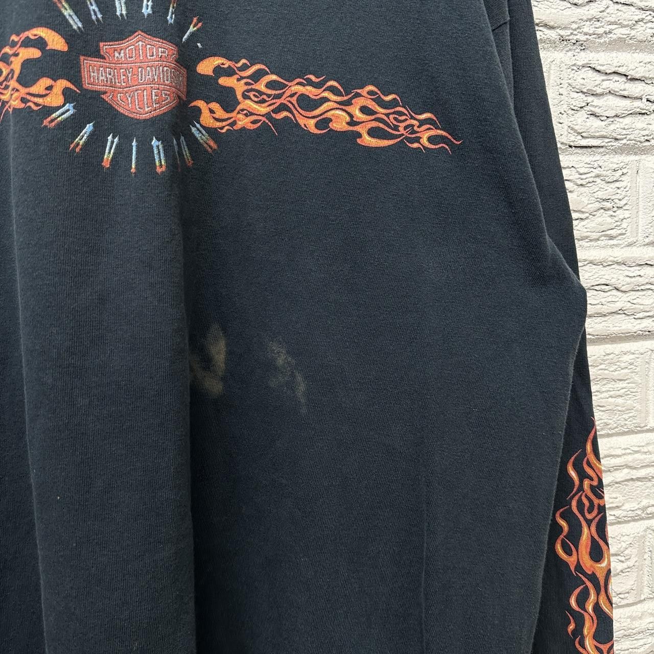 Harley Davidson Y2K Harley Davidson Flames Shirt Long Sleeve XL Size US XL / EU 56 / 4 - 5 Thumbnail