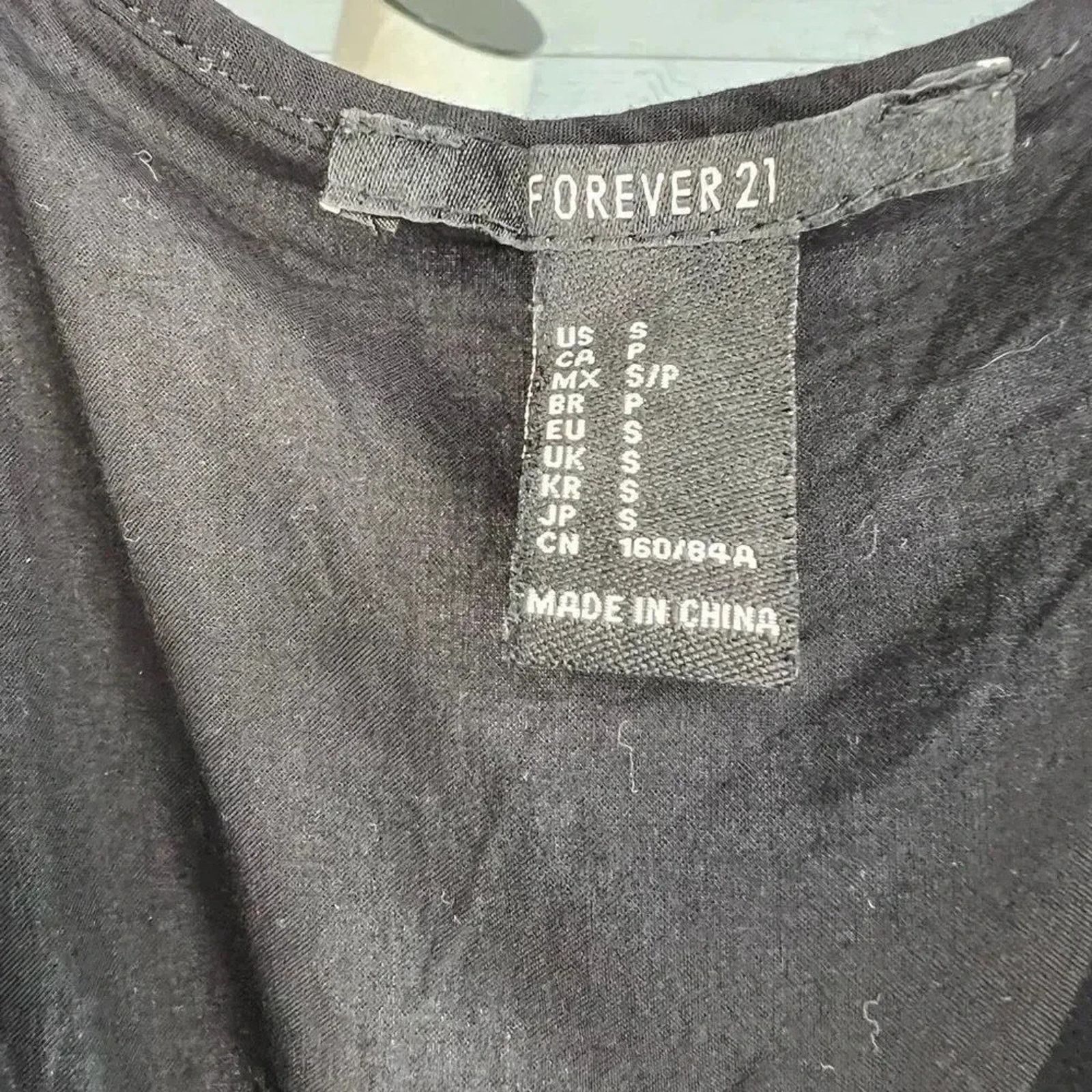 Forever 21 Forever 21 Black Ruffle Cami Top Small S Whimsigoth Grunge Size S / US 4 / IT 40 - 5 Thumbnail