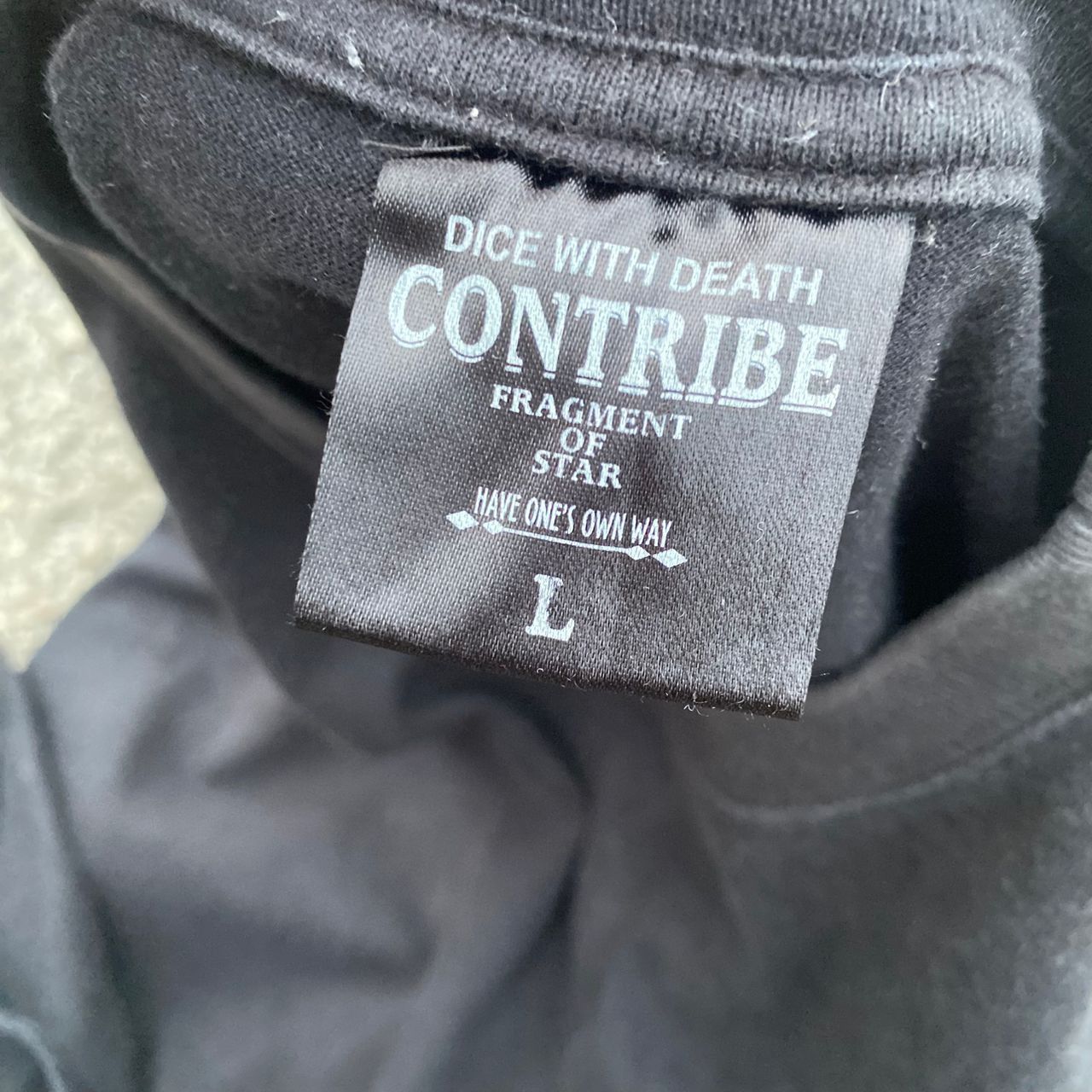 Japanese Brand Vintage Contribe Fragments Of Star Streetwear Tshirt Size US L / EU 52-54 / 3 - 7 Thumbnail