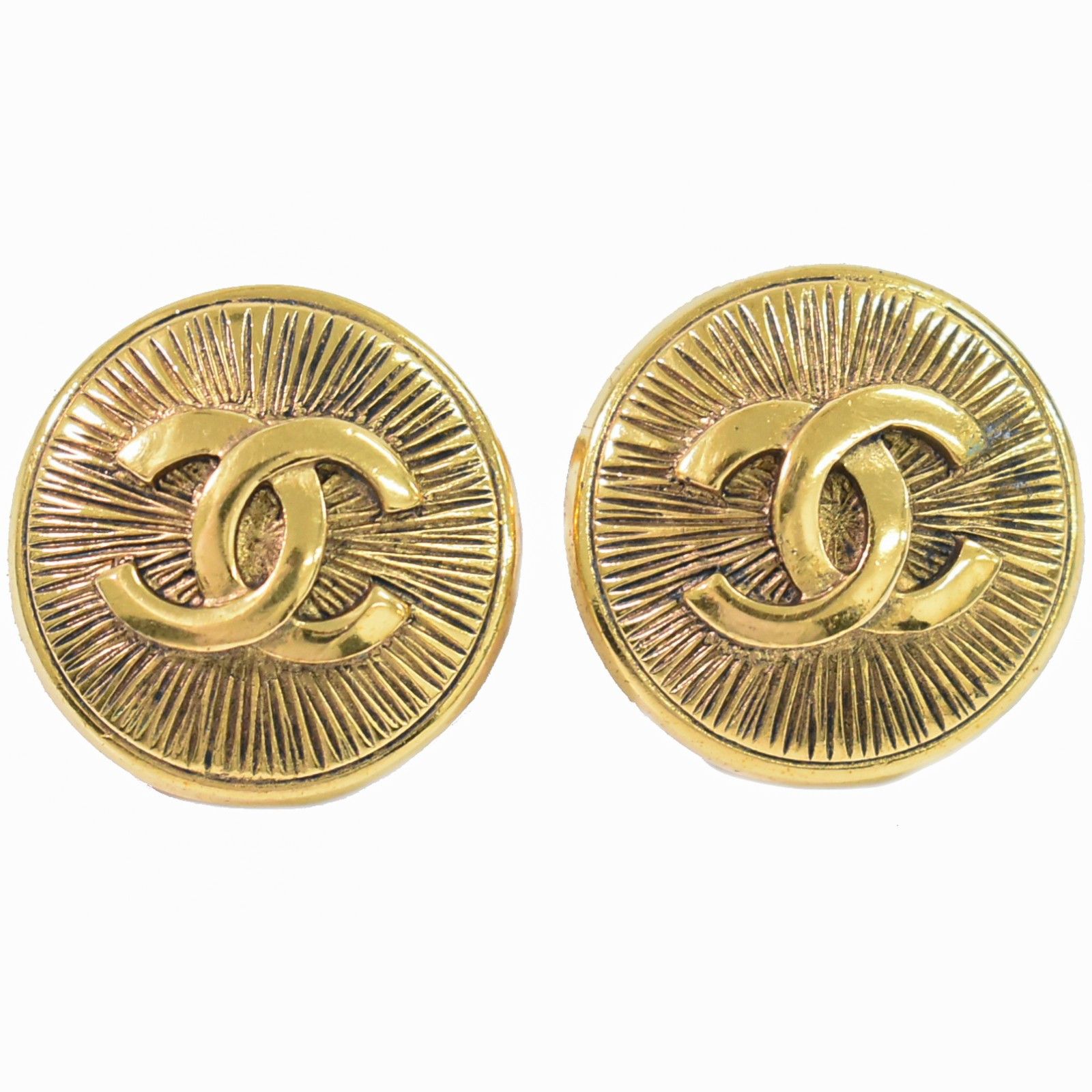 Chanel Chanel CC Round Earrings Metal Size ONE SIZE - 1 Thumbnail