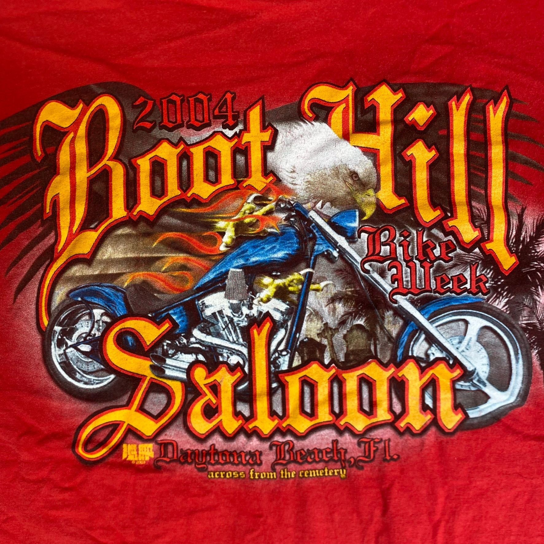 Vintage Vintage Y2K Boot Hill Saloon Shirt Biker Motorcycle Punk Tee Size US L / EU 52-54 / 3 - 3 Thumbnail