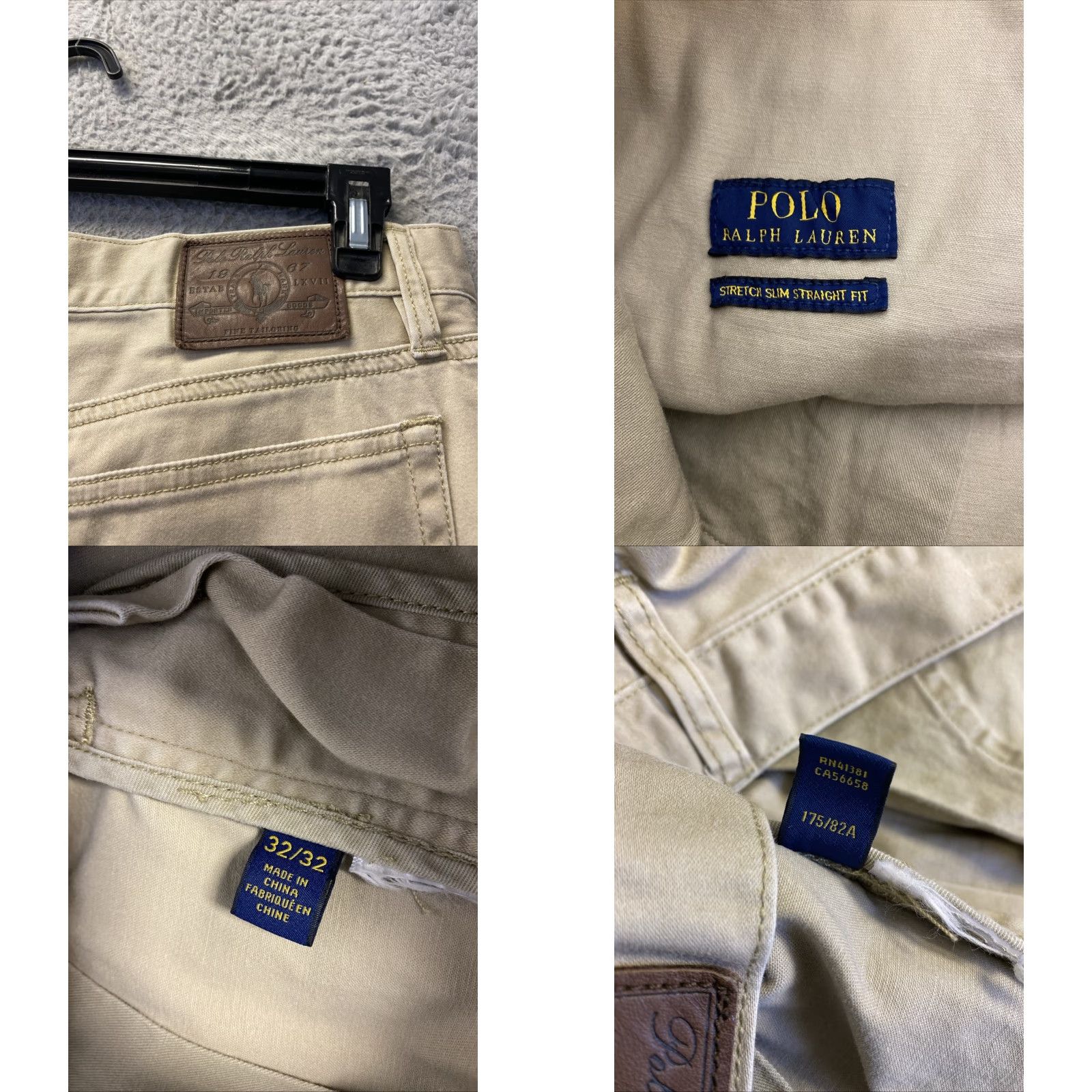 Polo Ralph Lauren Polo Ralph Lauren Chino Pants Men’s 32x32 Tan Slim Fit Stretch /0670 Size US XS / EU 42 / 0 - 8 Thumbnail