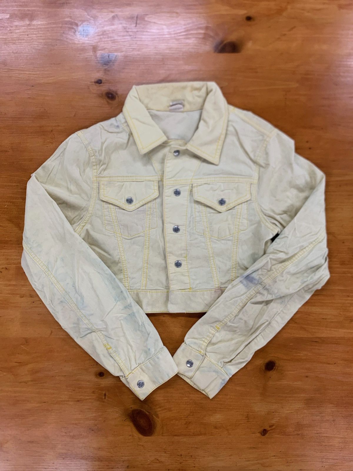 Vintage Vintage Nine Planet 90s Corduroy Jacket Size US S / EU 44-46 / 1 - 1 Thumbnail