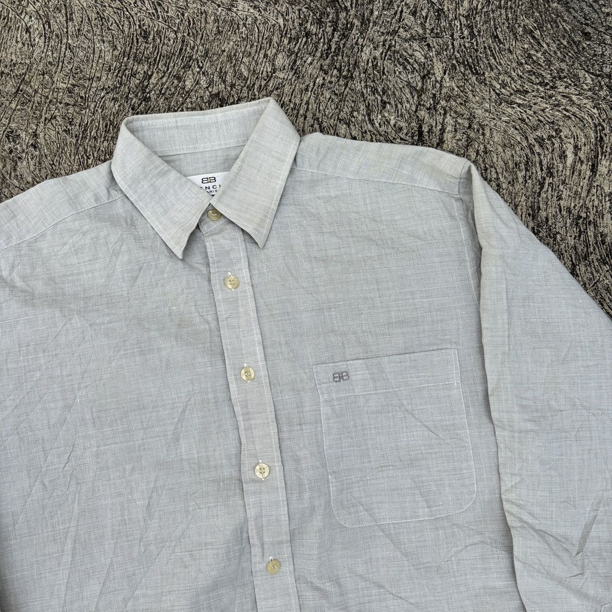 Balenciaga Vintage Balenciaga button up shirt Size US L / EU 52-54 / 3 - 1 Thumbnail