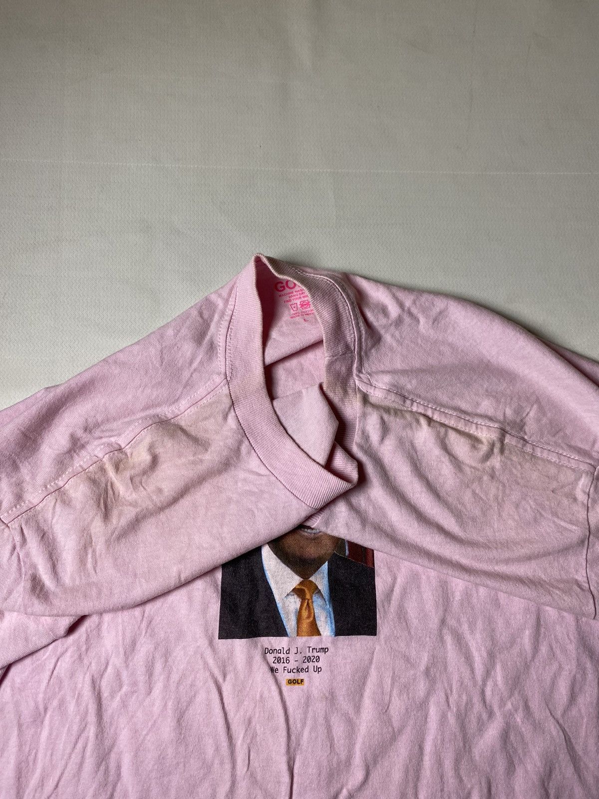 Golf Wang 💎Archive💎 GOLFWANG “Adolf Trump” Tee Size US L / EU 52-54 / 3 - 3 Thumbnail