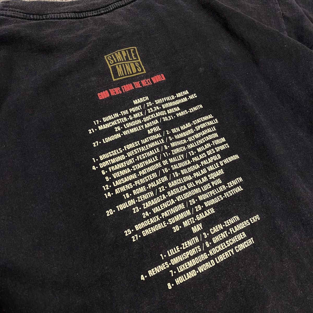 Band Tees × Vintage 1995 Simple Minds Tee Size US L / EU 52-54 / 3 - 4 Thumbnail