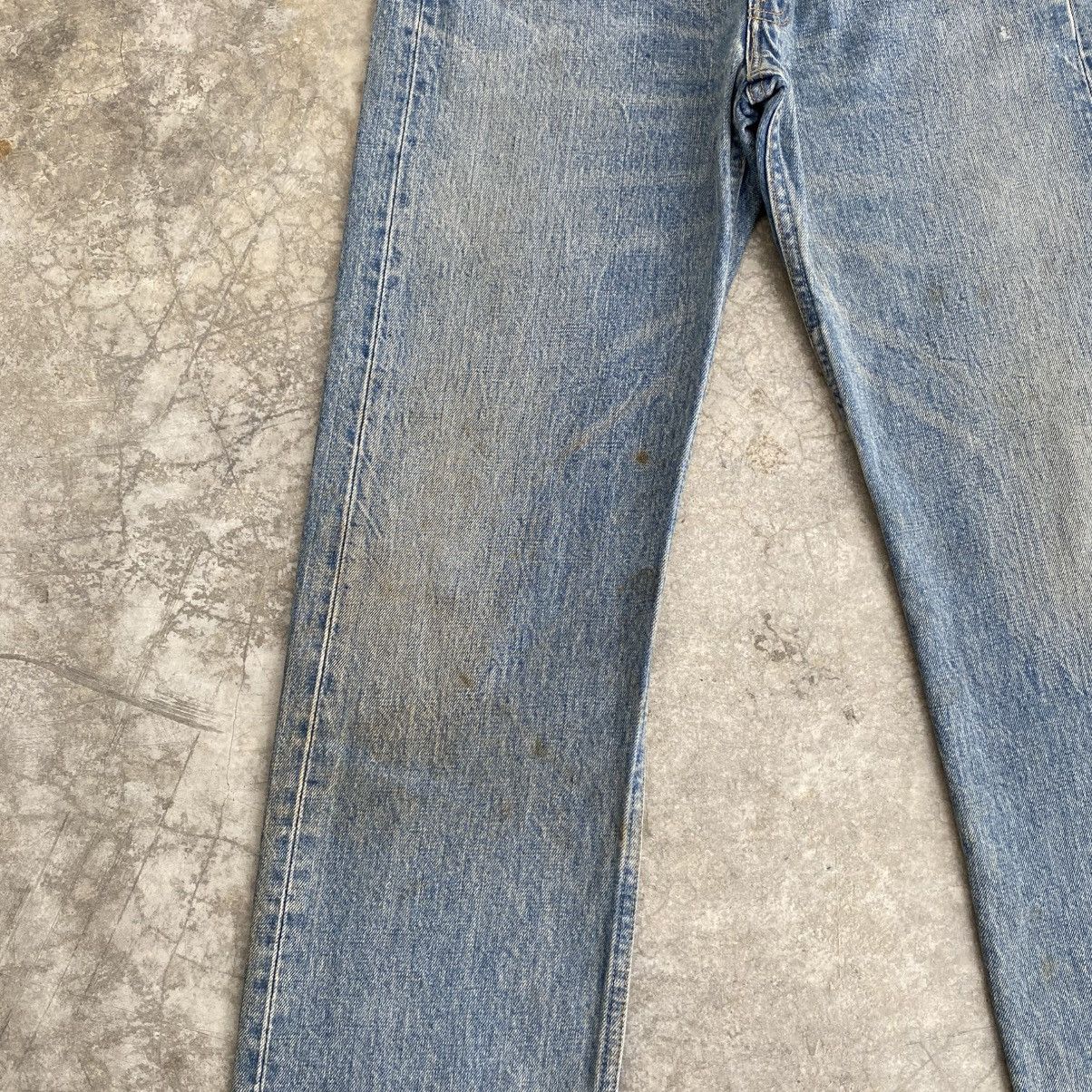 Levi's Vintage Levis 501 Faded Stonewashed Blue Distressed Jeans Size US 30 / EU 46 - 5 Thumbnail